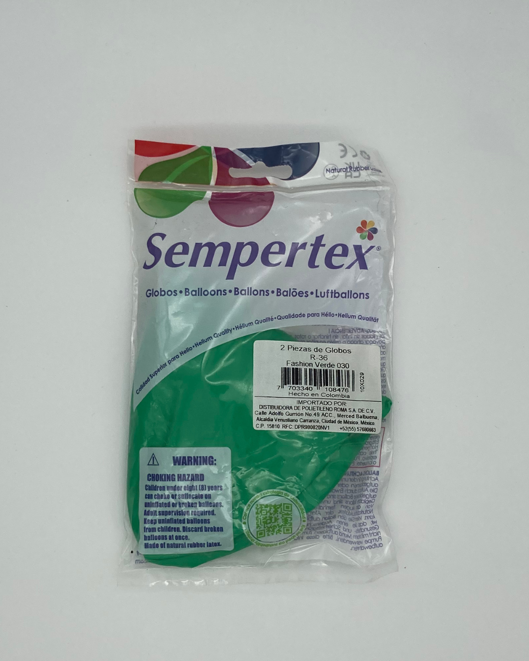 Fashion Verde 36" (Bolsa 2pzs) Sempertex