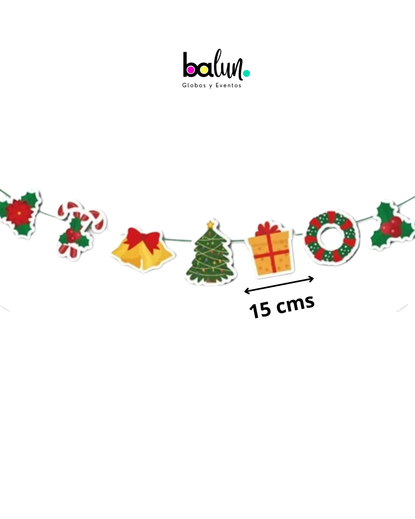 Banner Banderín Figuras de Navidad