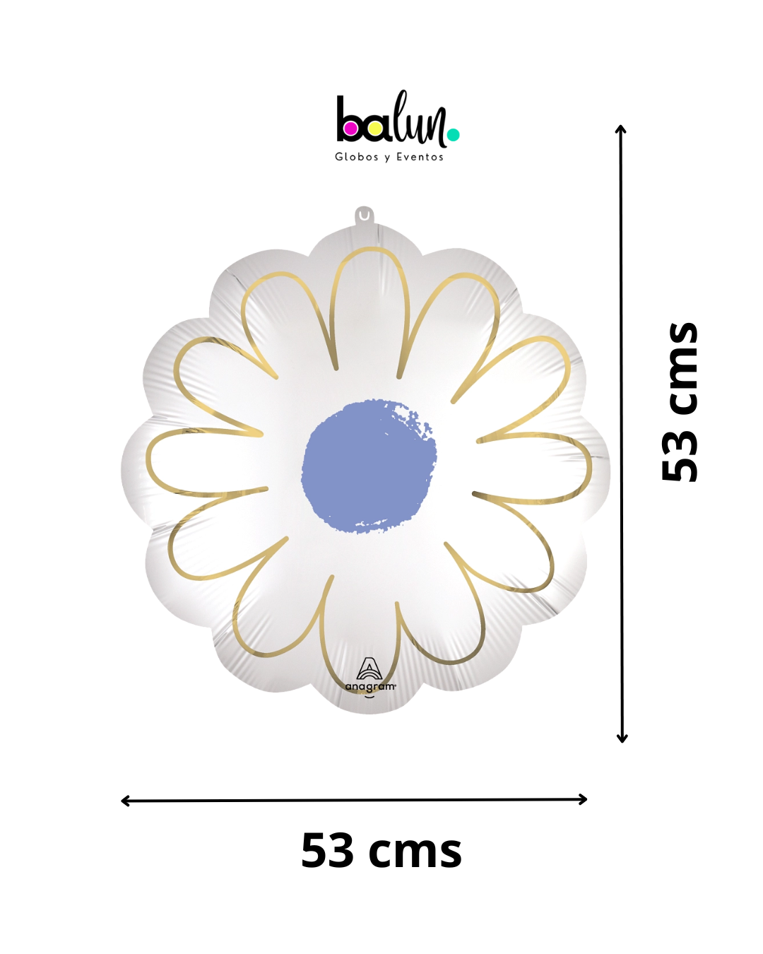 Satin Purple Daisy 21" Anagram