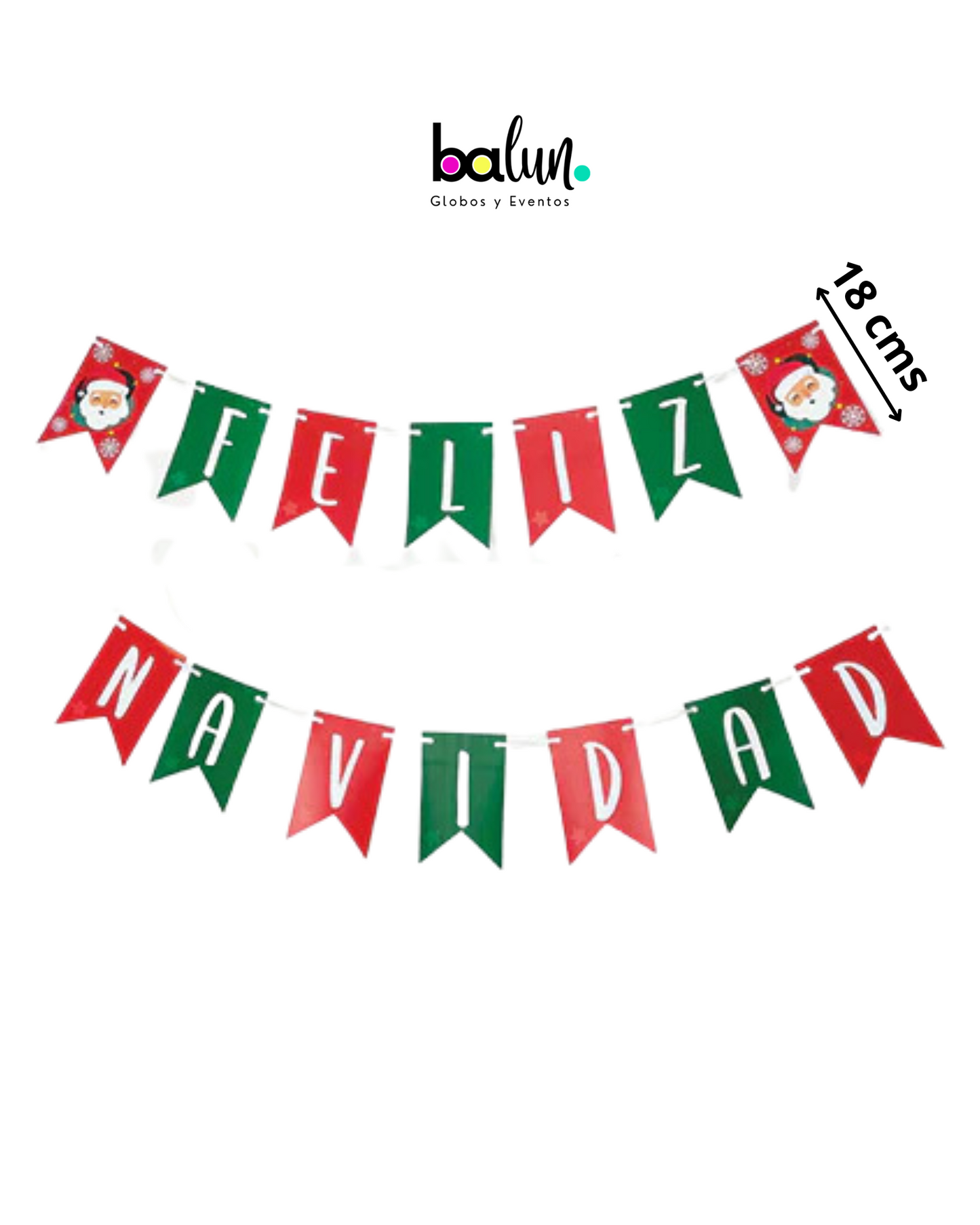 Banner Banderín Feliz Navidad