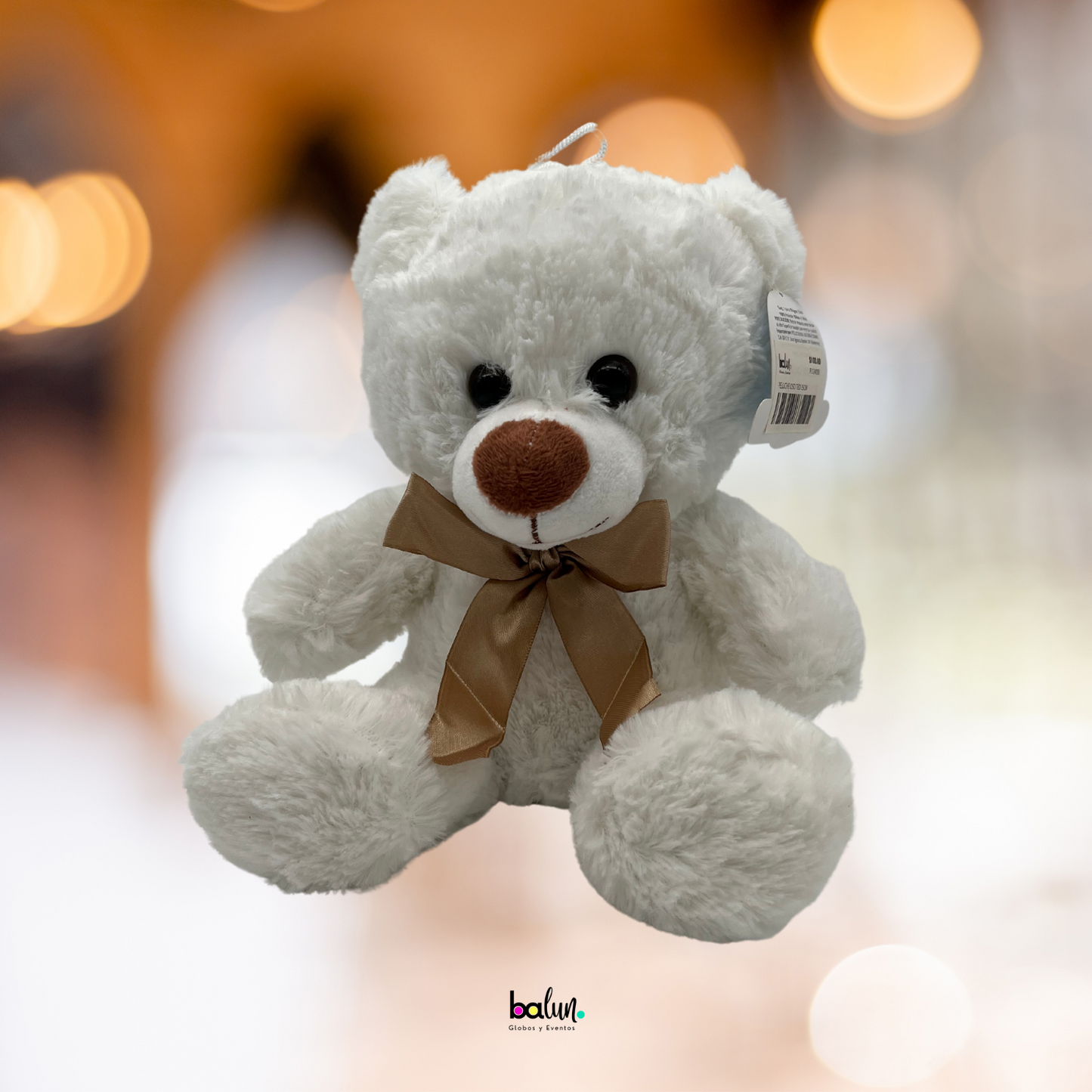 Peluche Oso Teo Blanco
