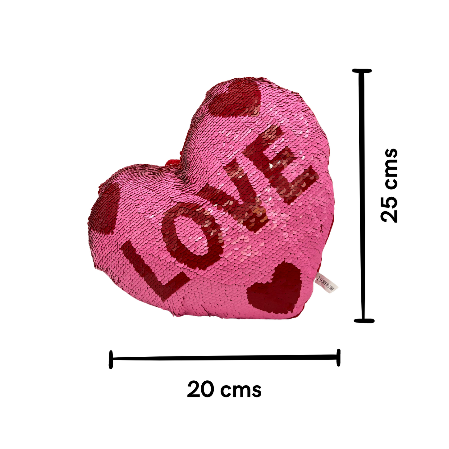 Peluche Corazón Lentejuela
