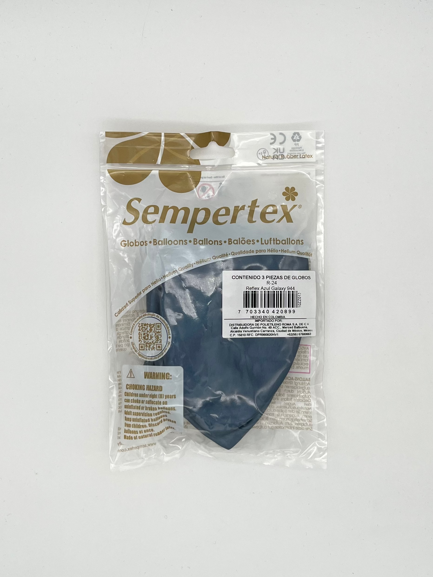Reflex Azul Galaxy 24" (Bolsa 3pzs) Sempertex