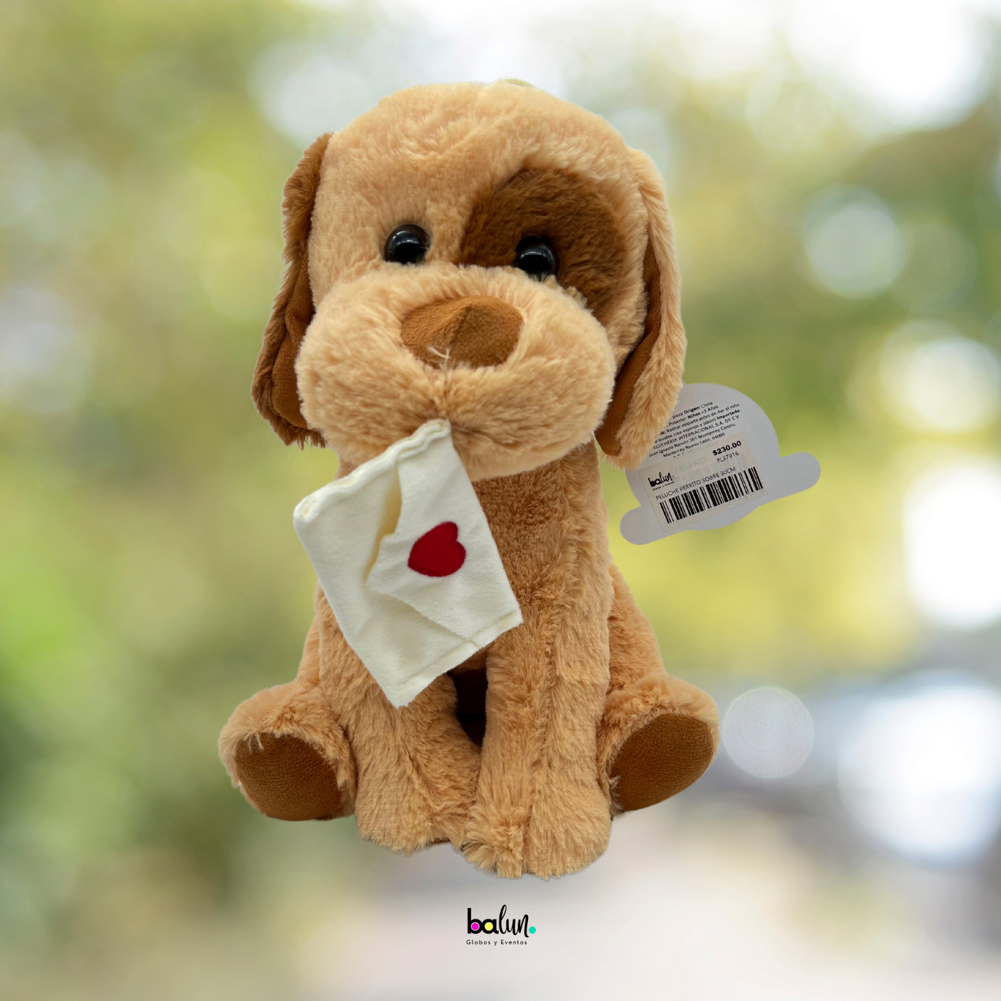 Peluche Perrito Sobre