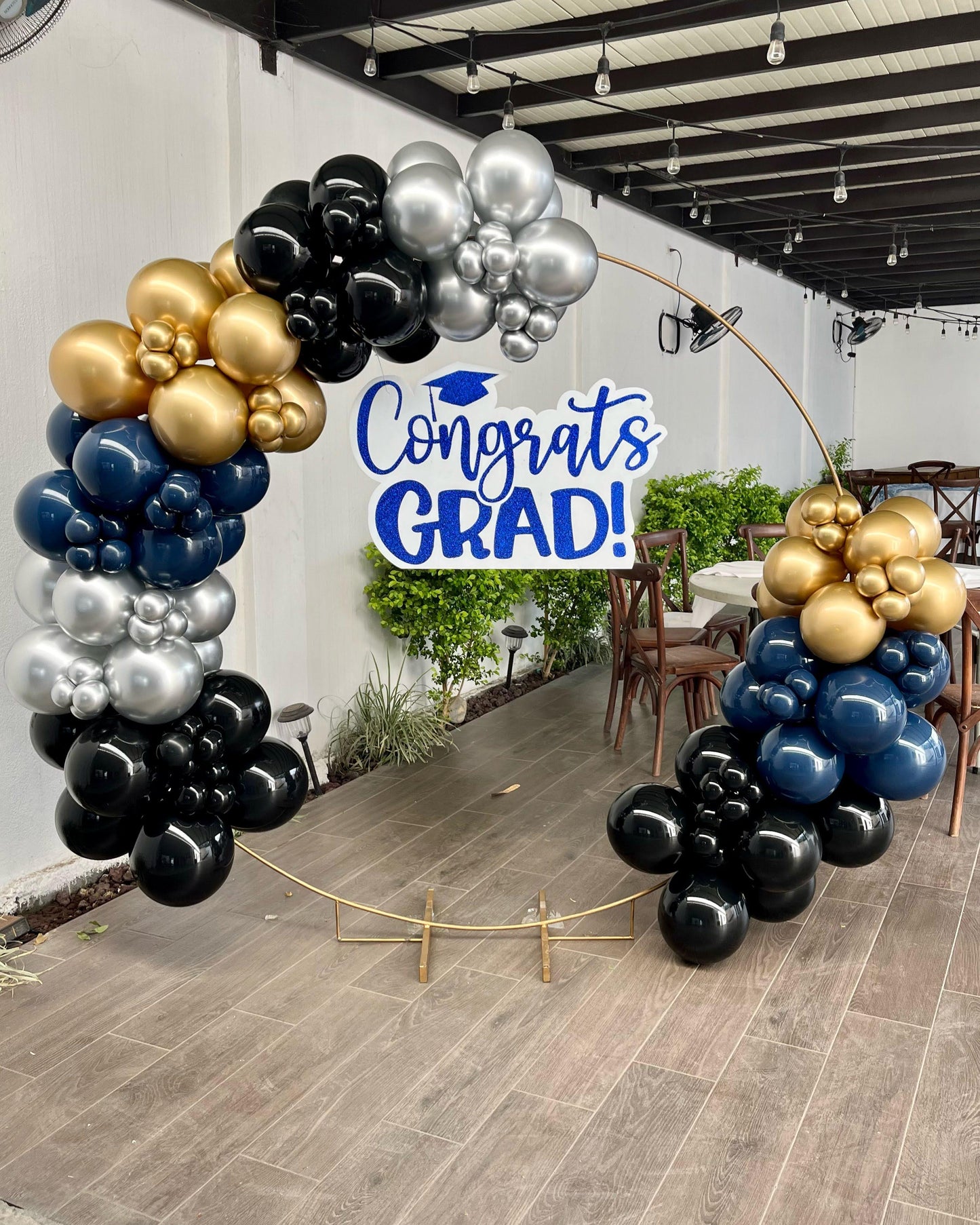 Aro Sencillo + Letrero Personalizado