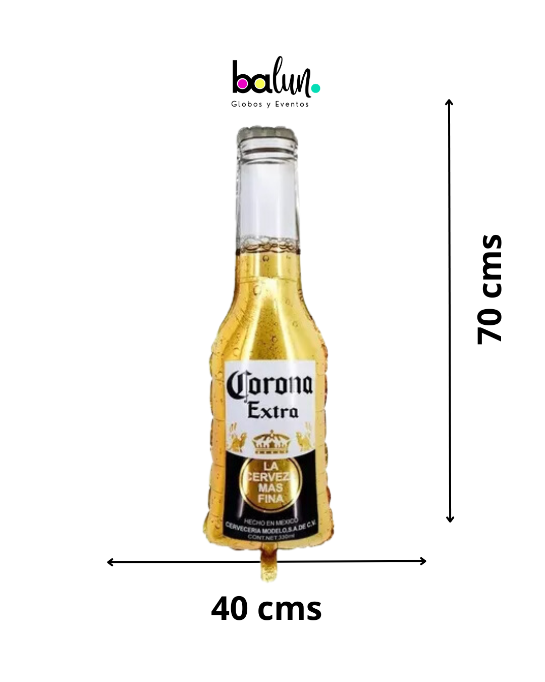 Botella de Cerveza Corona Extra
