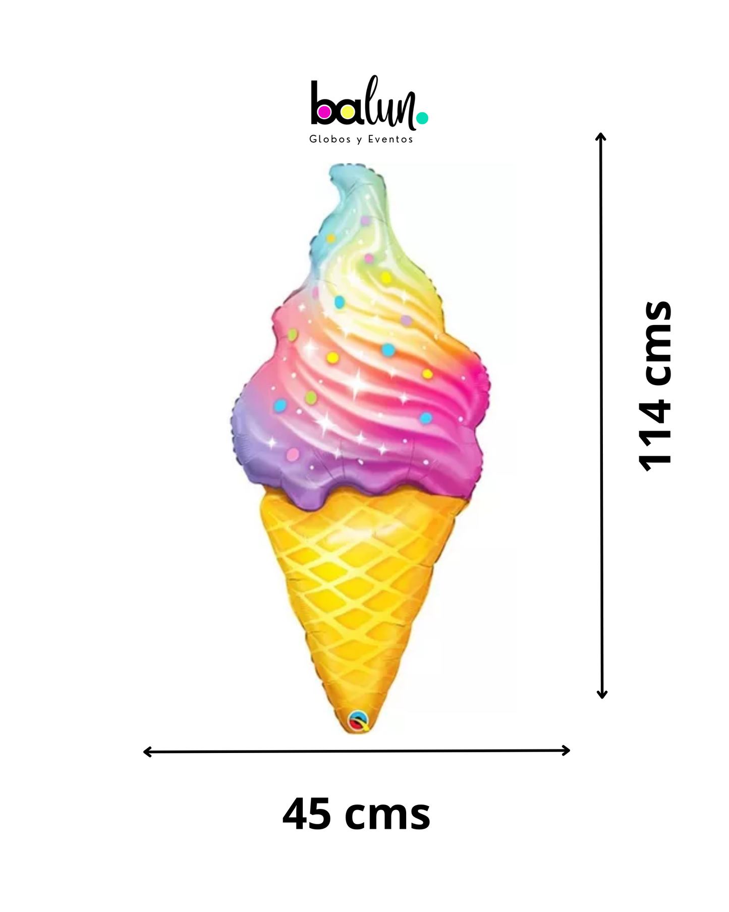 Cono de Nieve Arcoíris 45"