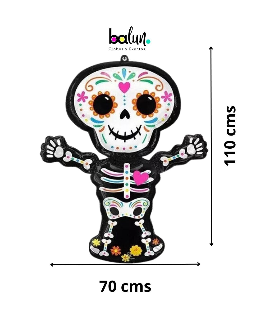 Esqueleto Día de Muertos 28" Anagram