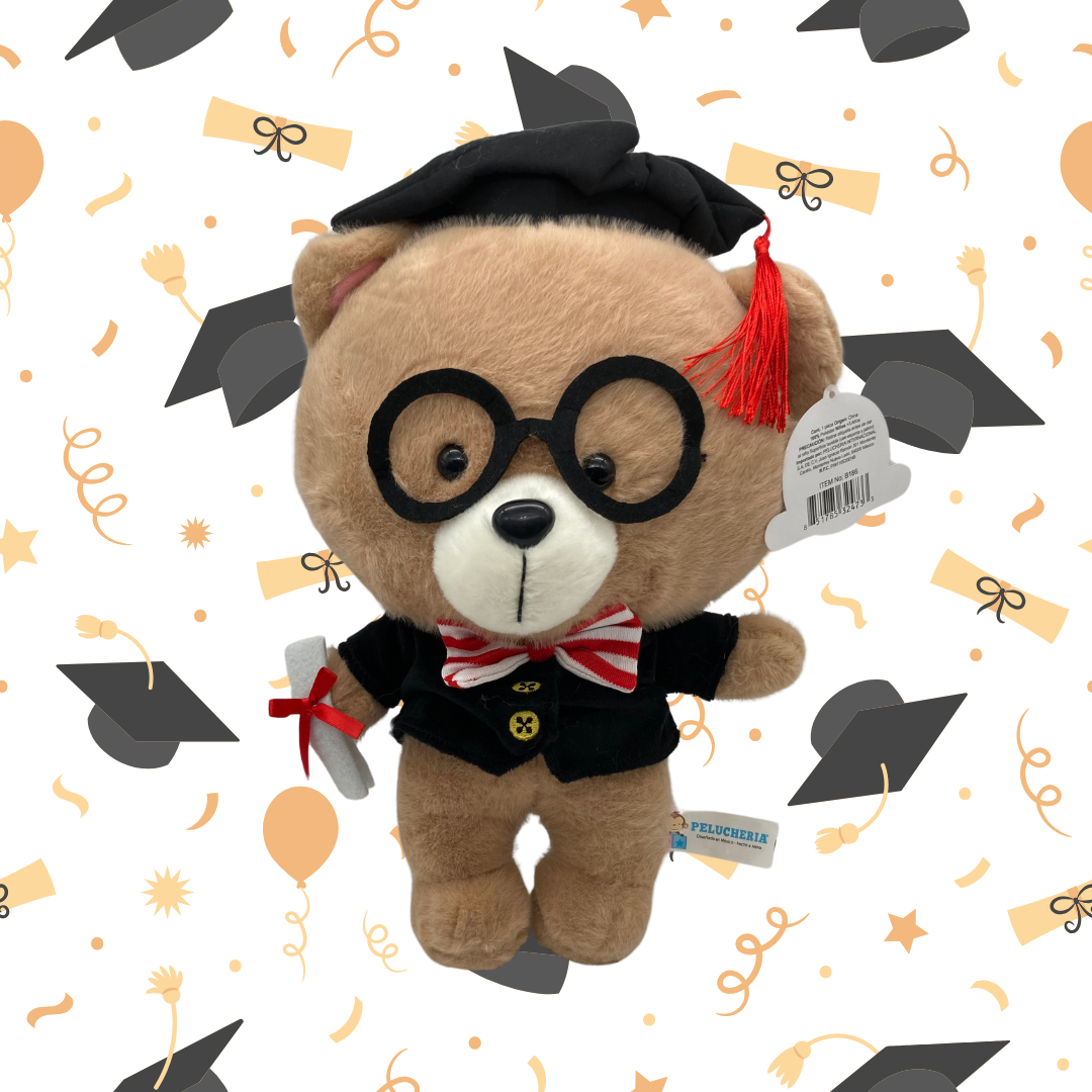 Peluche Oso Yupi Graduado