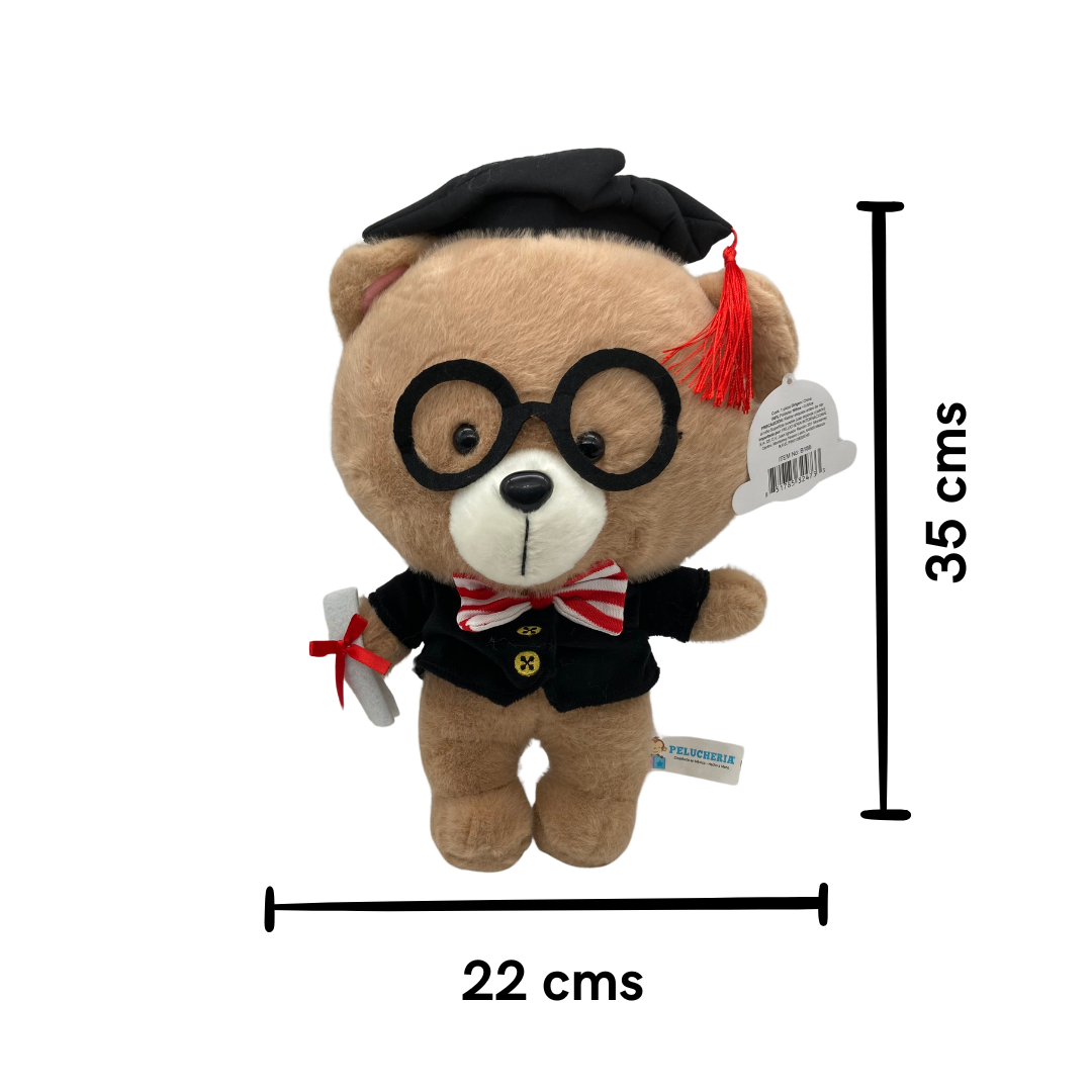 Peluche Oso Yupi Graduado