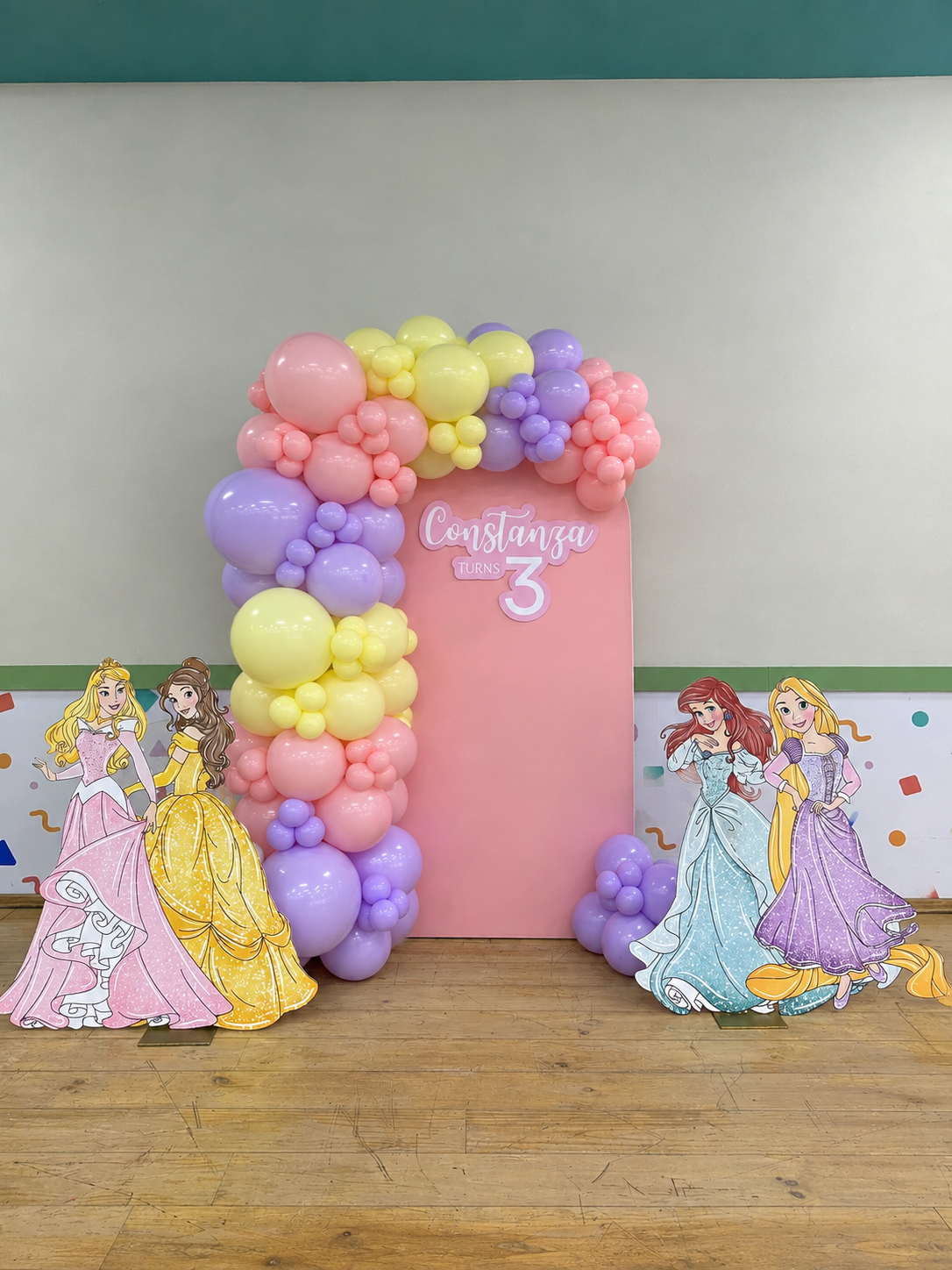 Mampara con Personajes Princesas