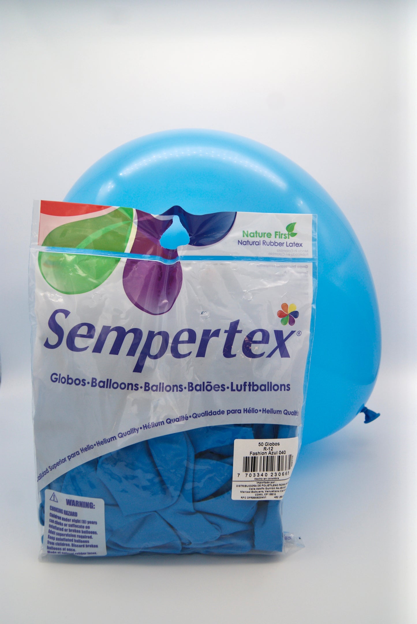 Fashion Azul 12" (Bolsa 50pzs) Sempertex
