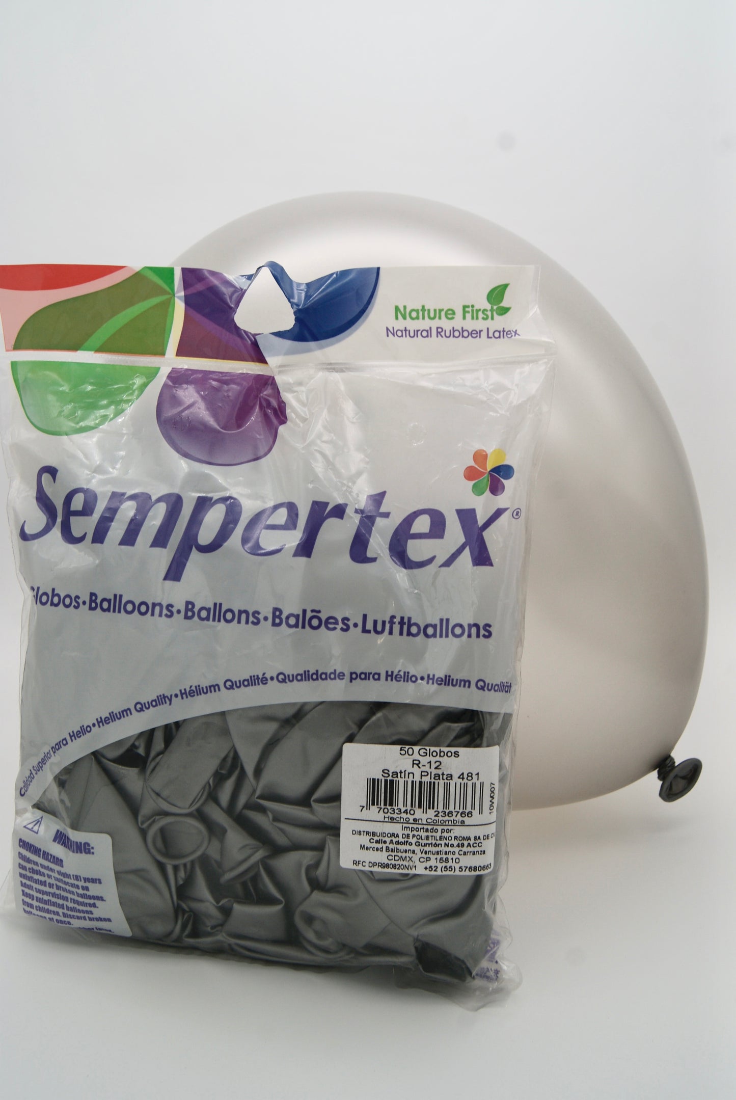 Satín 12" Sempertex (Bolsa 50pzs)