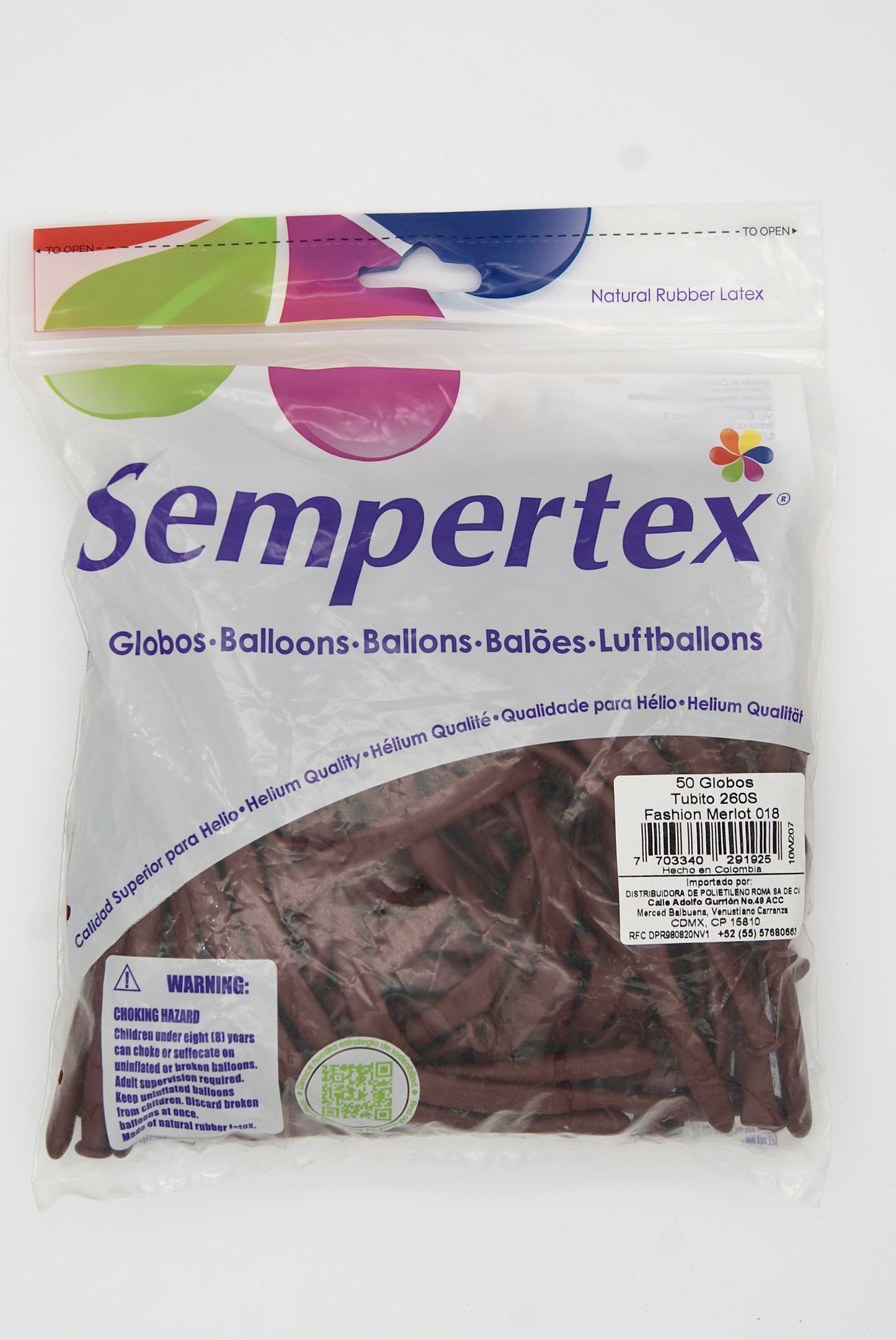 Fashion Merlot T260 (Bolsa 50pzs) Sempertex