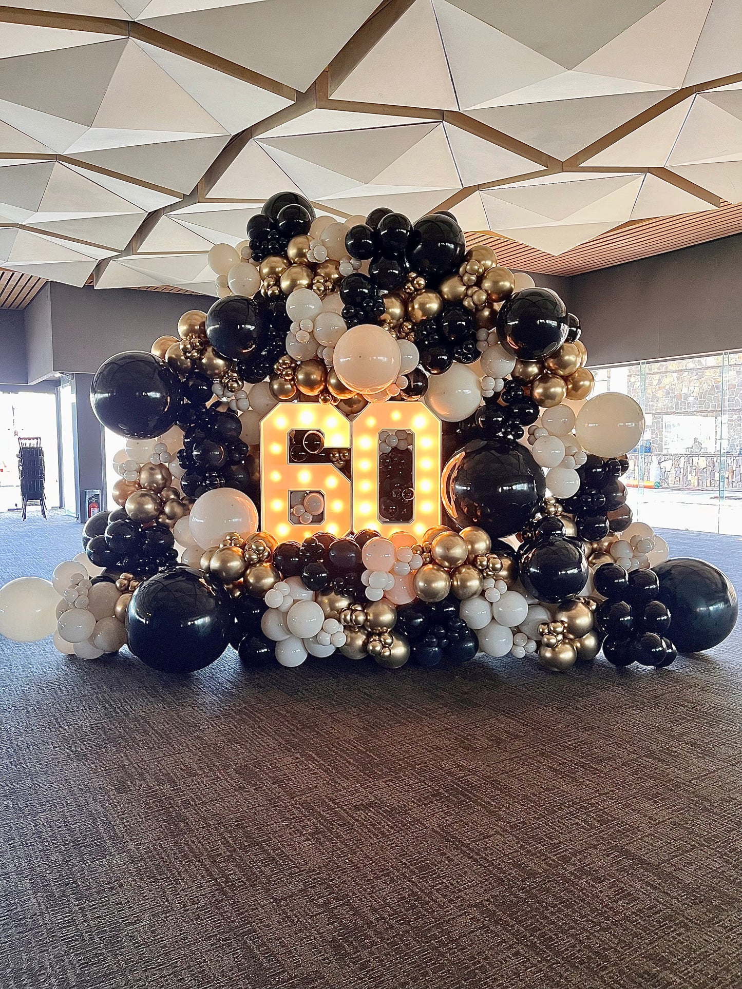 Pared Jumbo de Globos con Números