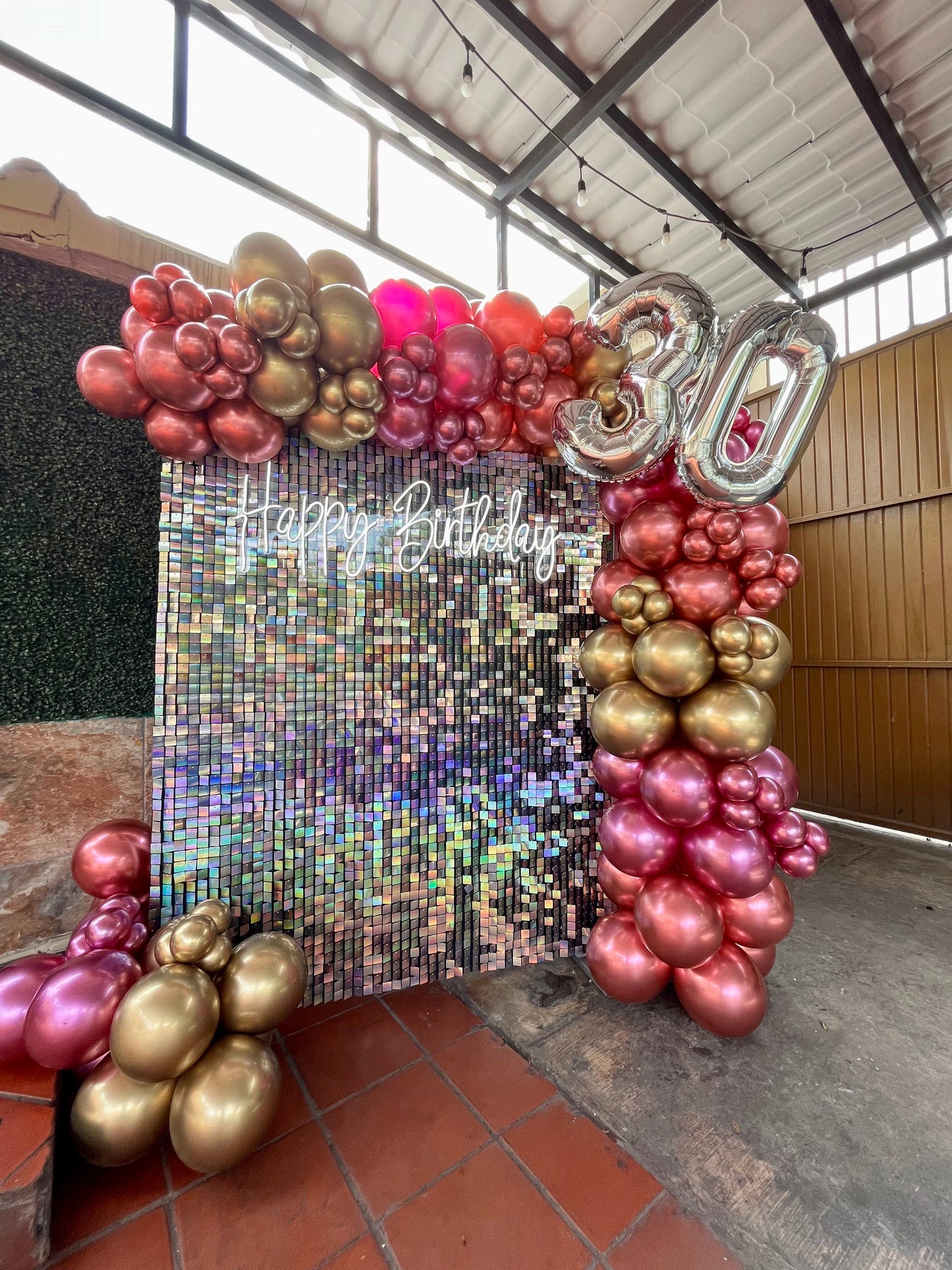 Shimmer Chica Cumpleaños 30