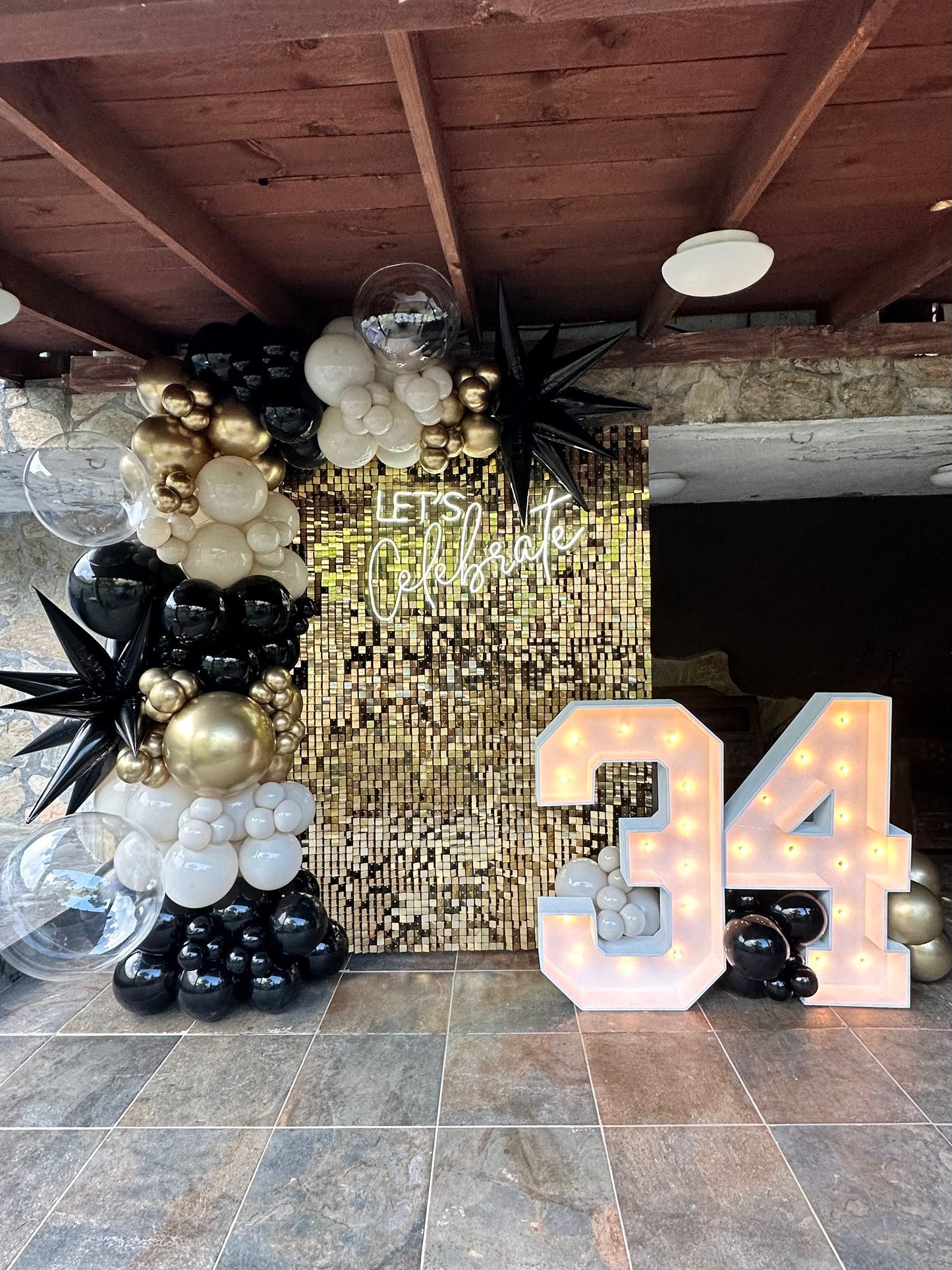 Shimmer + 2 numeros iluminados
