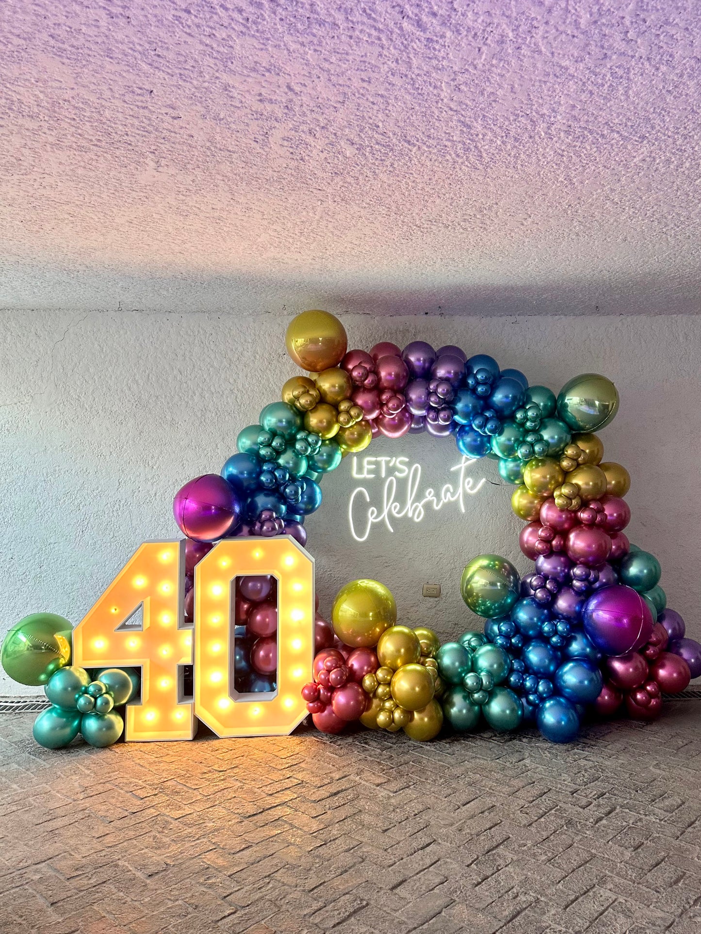 Aro Metalic Birthday