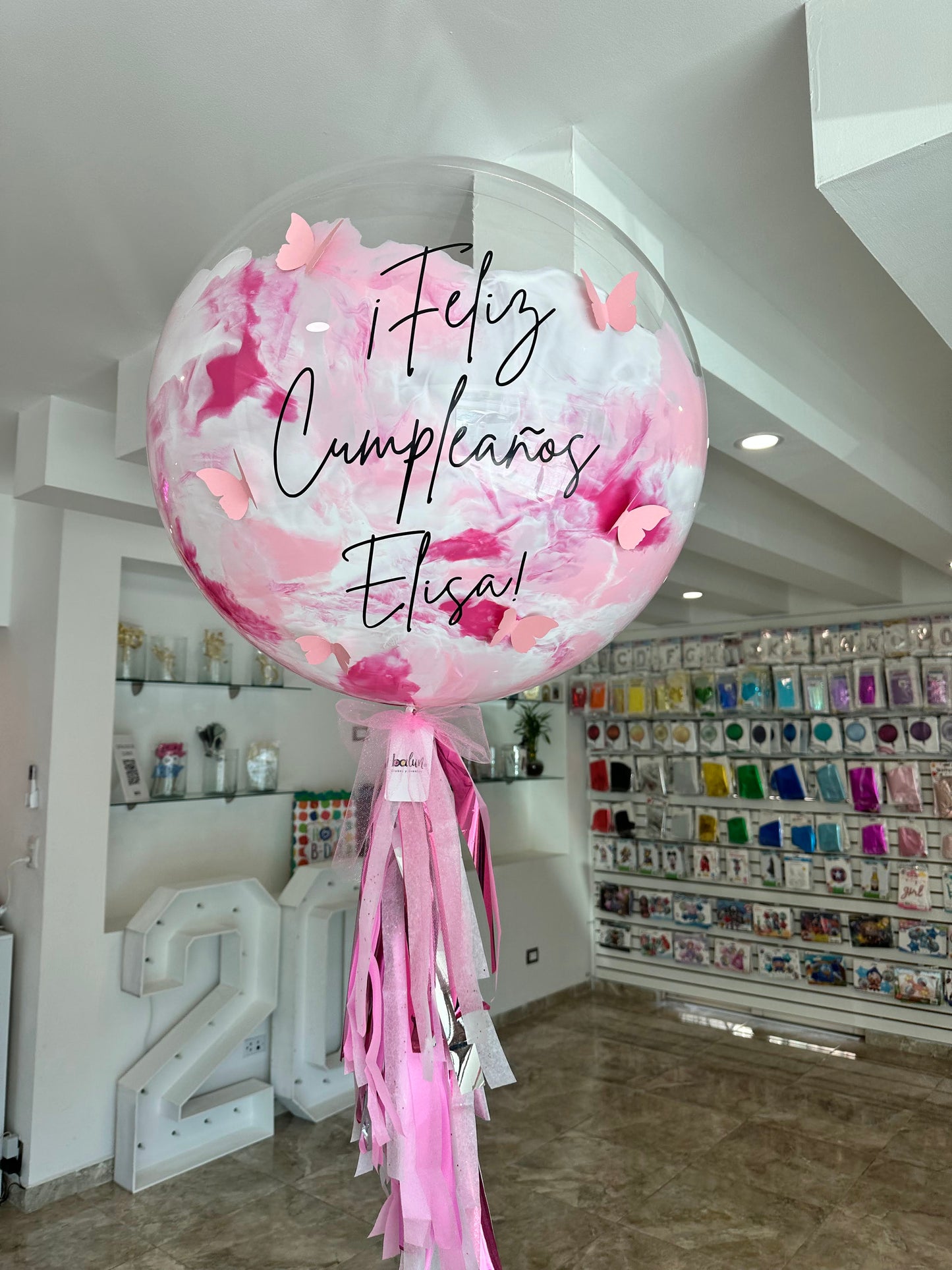 Globo Burbuja + Mariposas