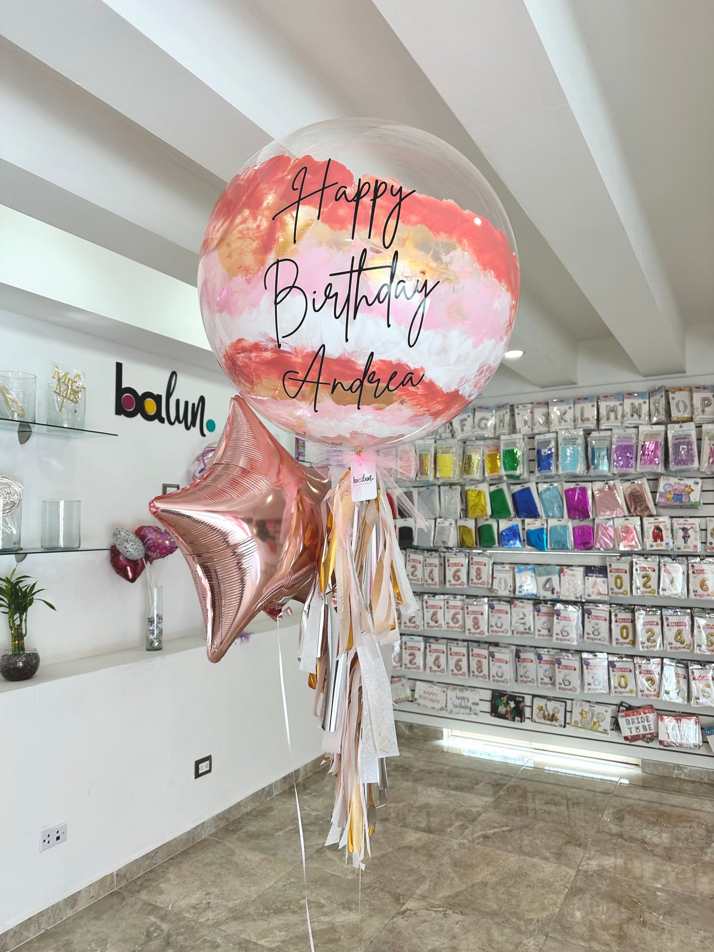 Globo Burbuja + 1 Estrella