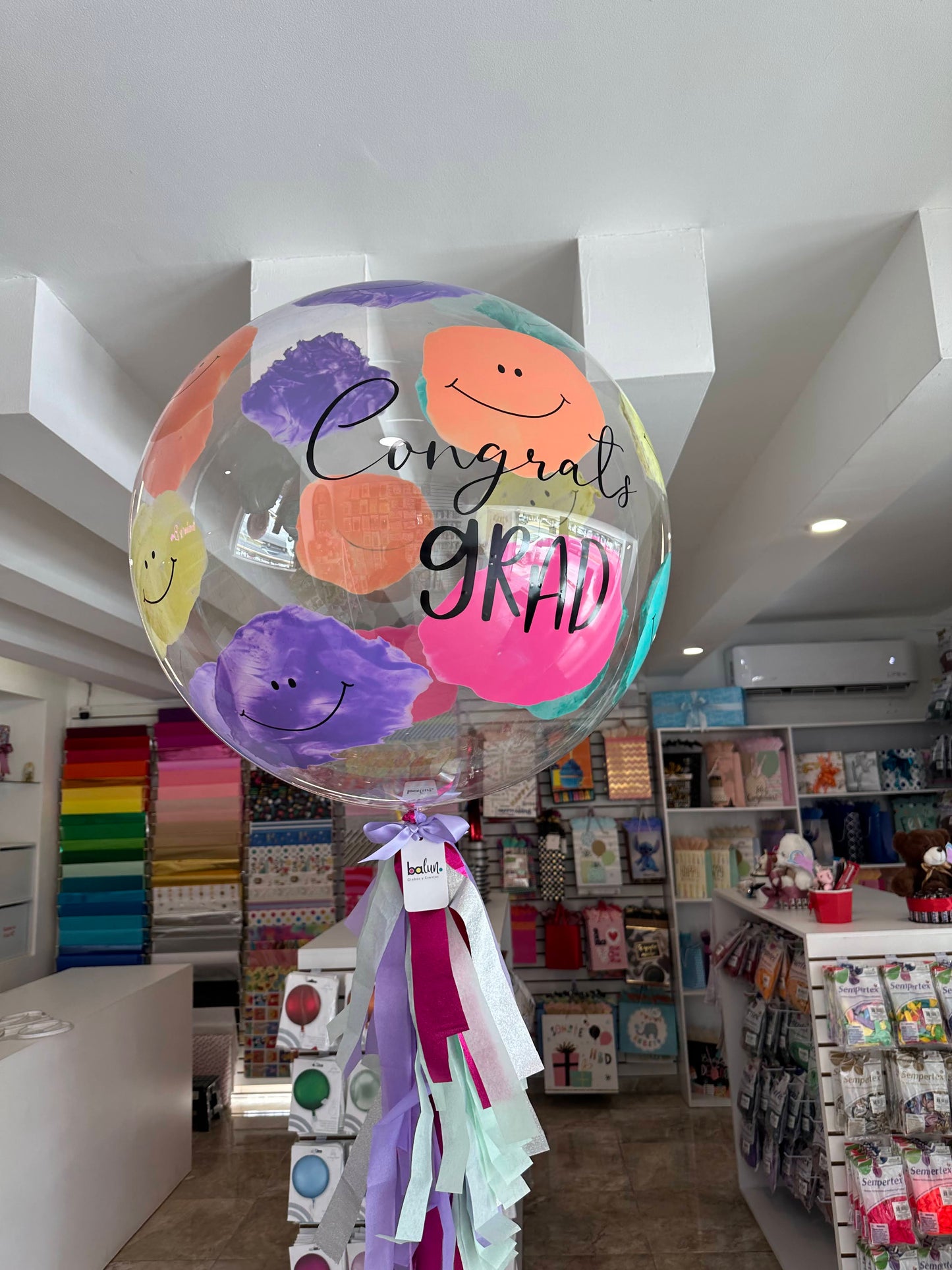 Globo Burbuja Smiley Faces