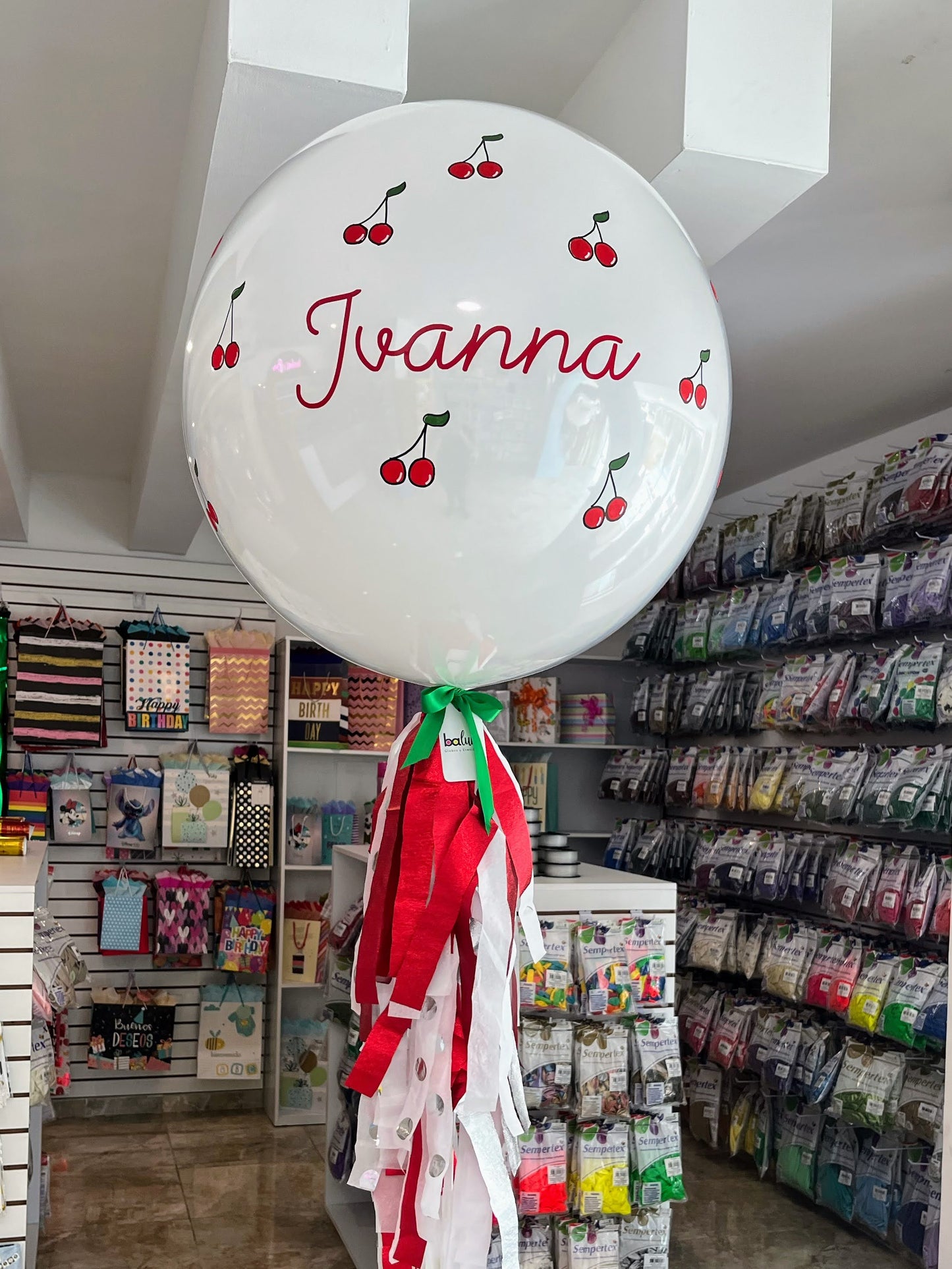 Globo Burbuja Cherries