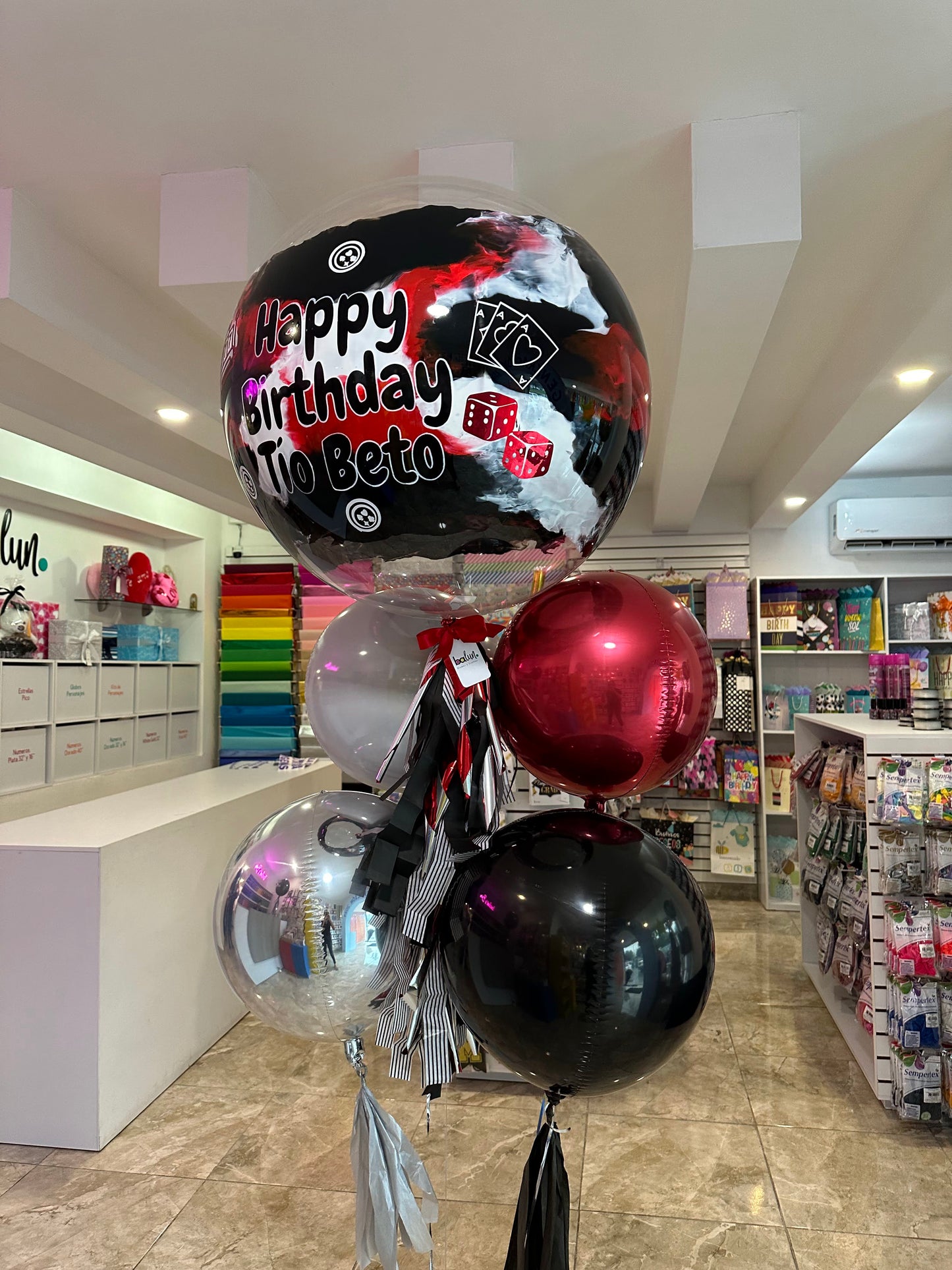 Globo Burbuja Casino + 4 Orbz