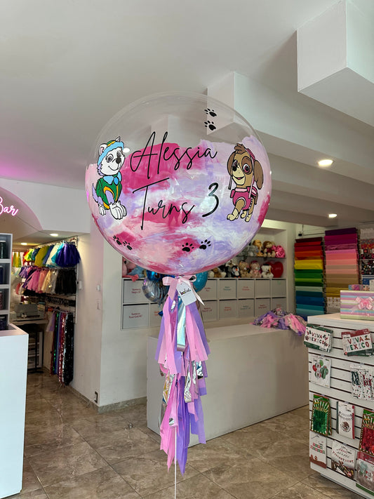 Globo Burbuja Paw Patrol