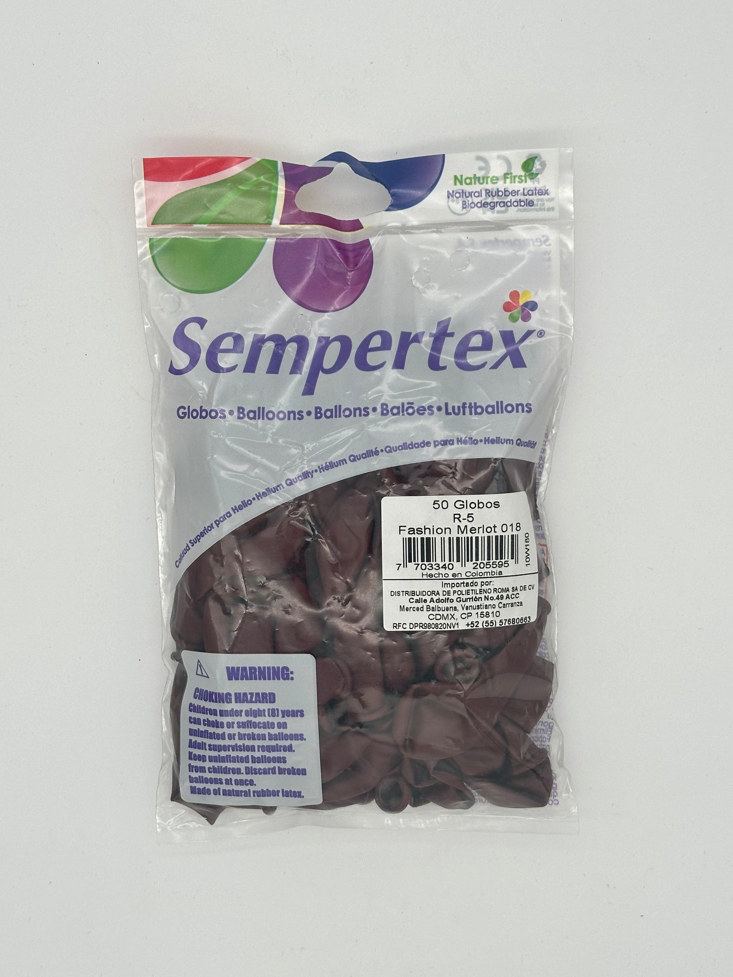 Fashion Merlot 5" (Bolsa 50pzs) Sempertex
