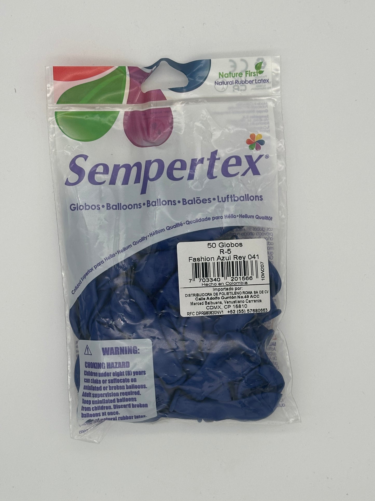 Fashion Azul Rey 5" (Bolsa 50pzs) Sempertex