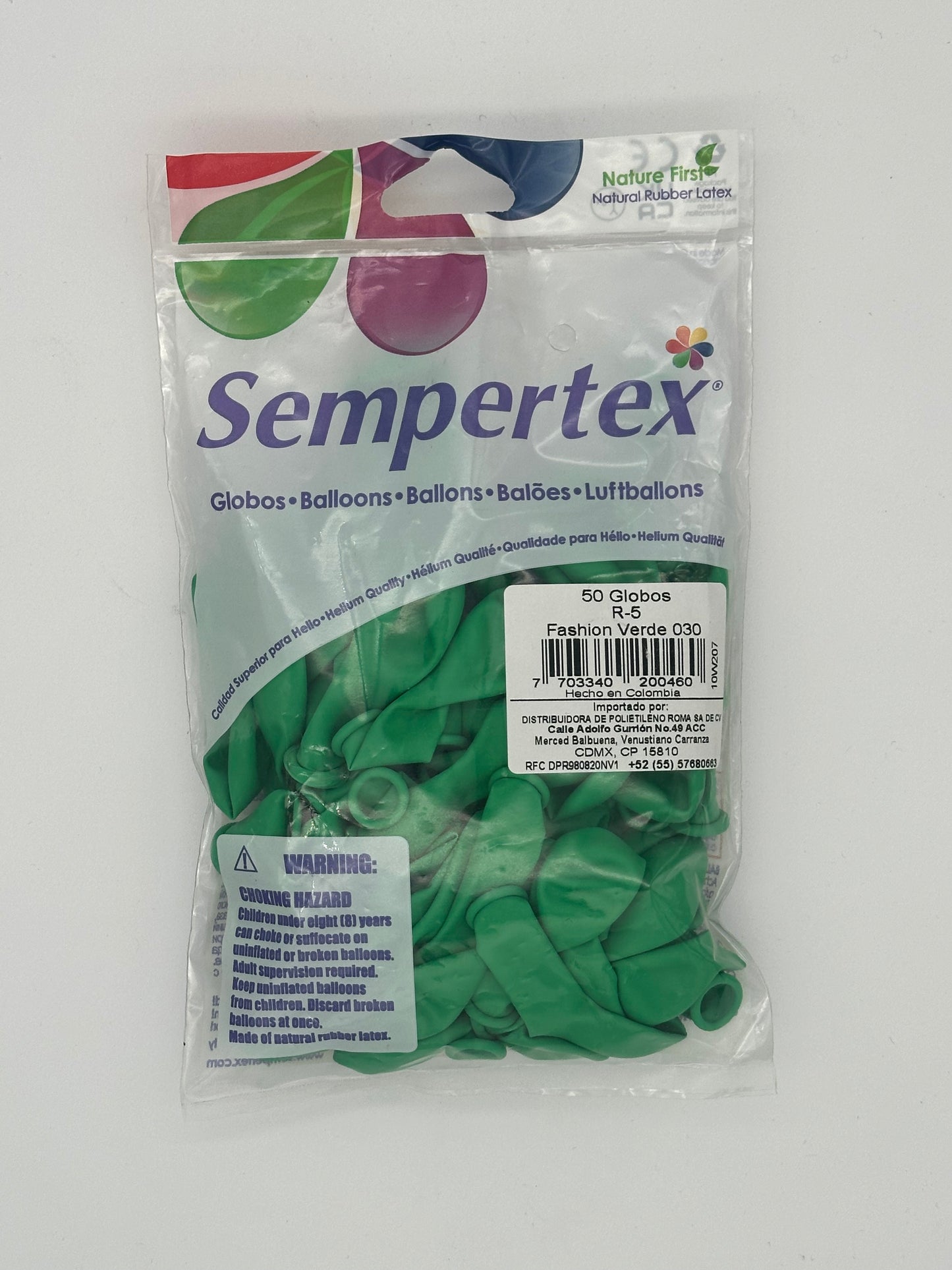 Fashion Verde 5" (Bolsa 50pzs) Sempertex