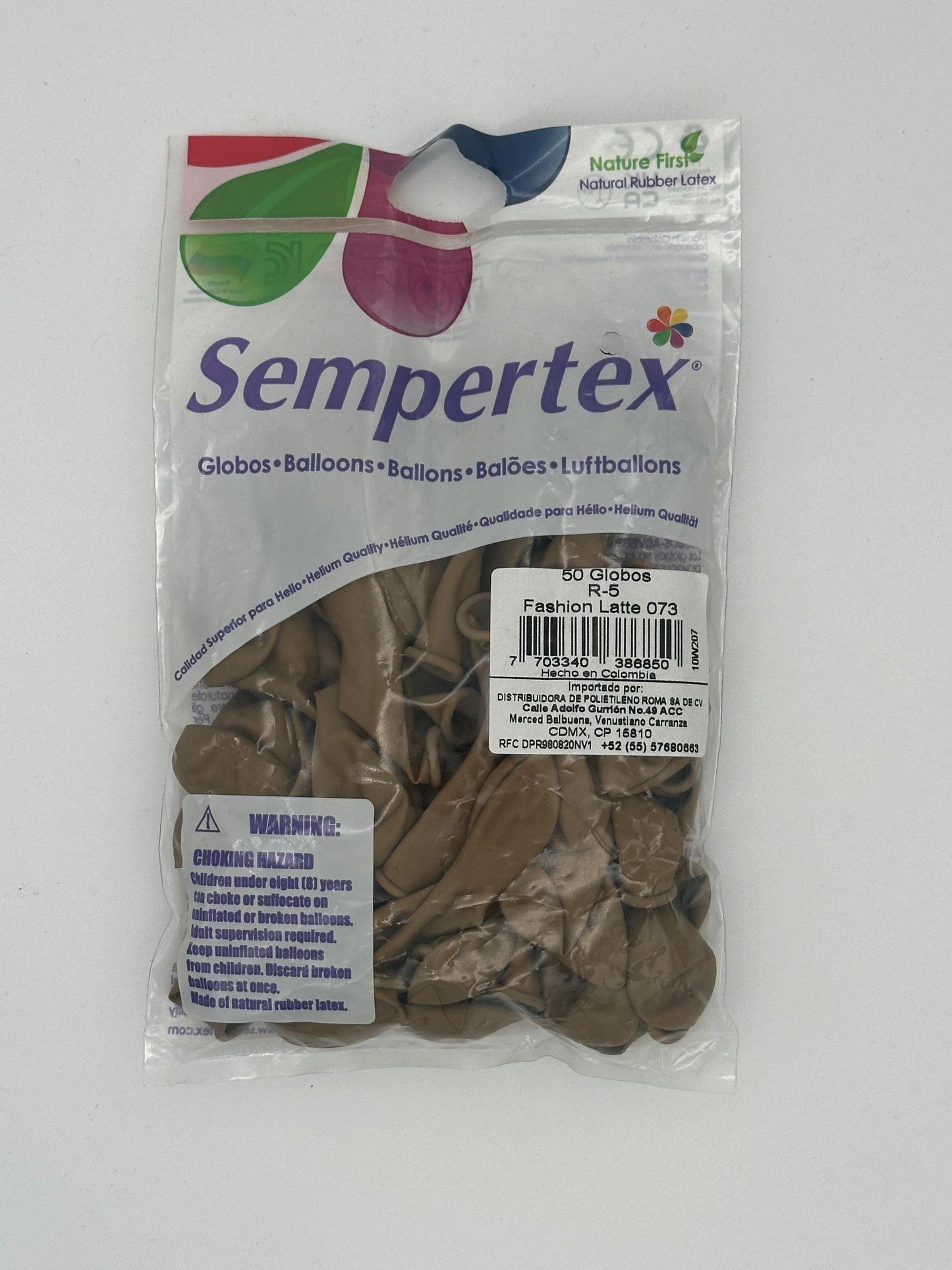 Fashion Latte 5" (Bolsa 50pzs) Sempertex