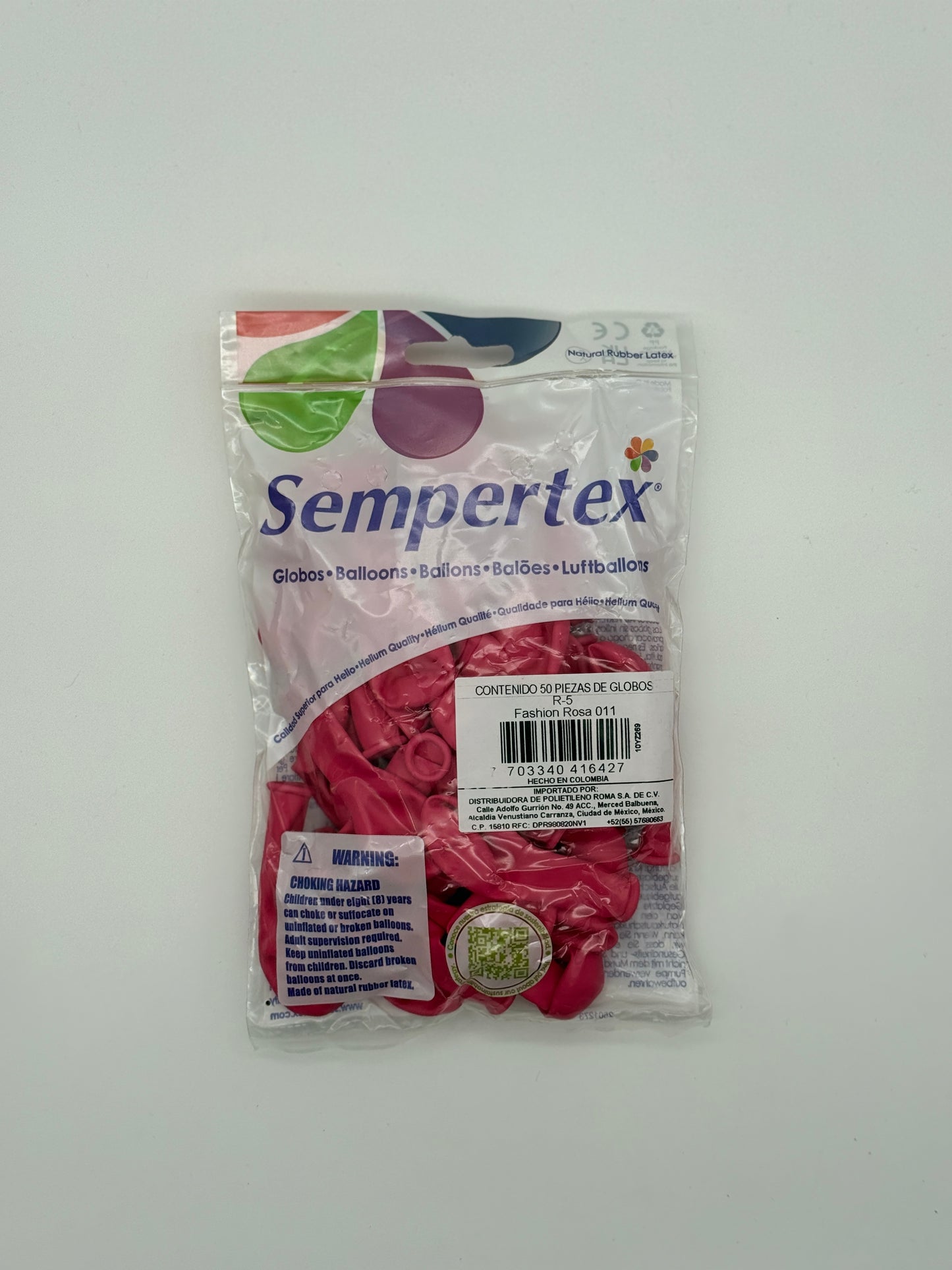 Fashion Rosa 5" (Bolsa 50pzs) Sempertex