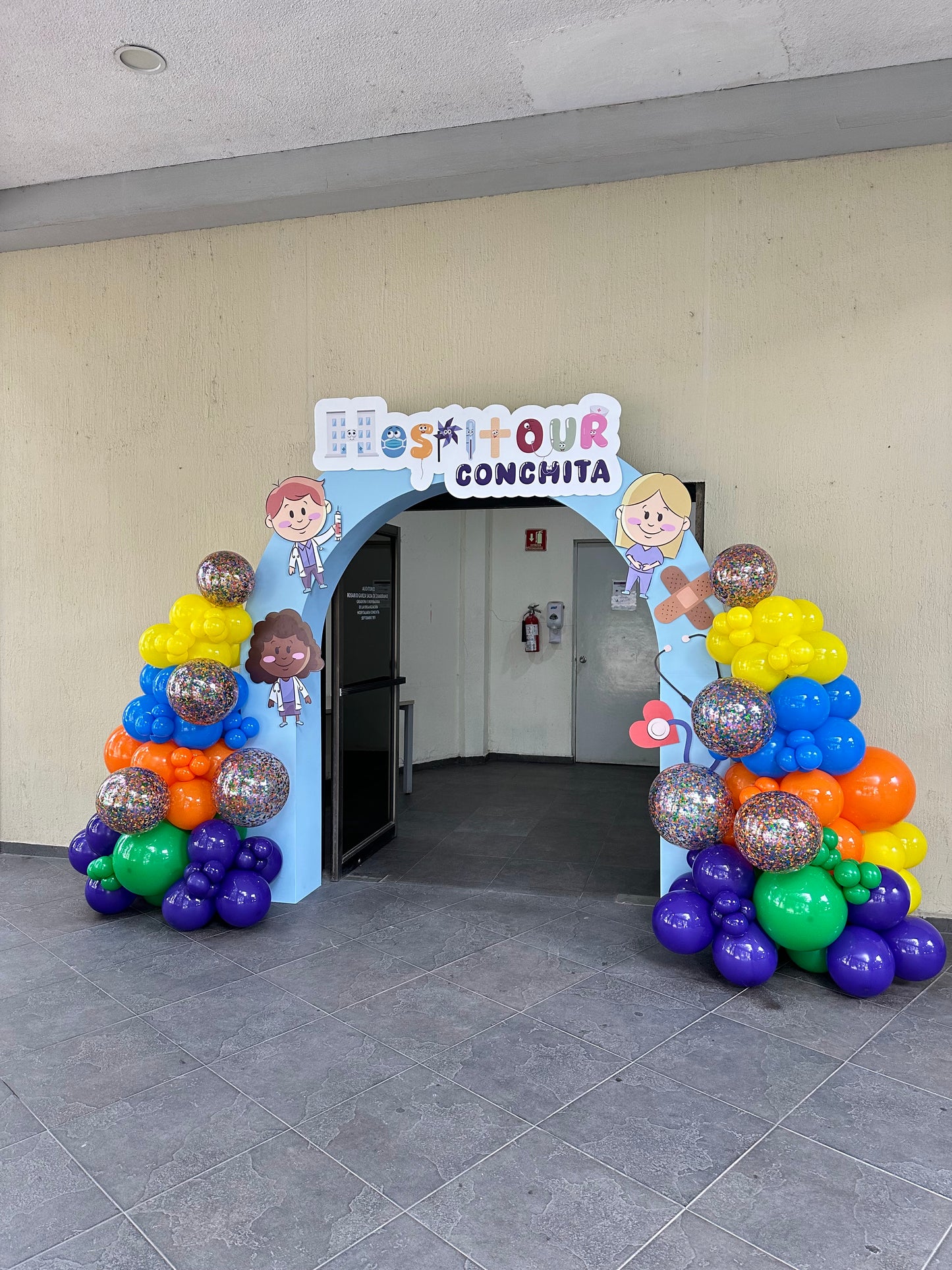 Arco 3D Día del Niño Hospital