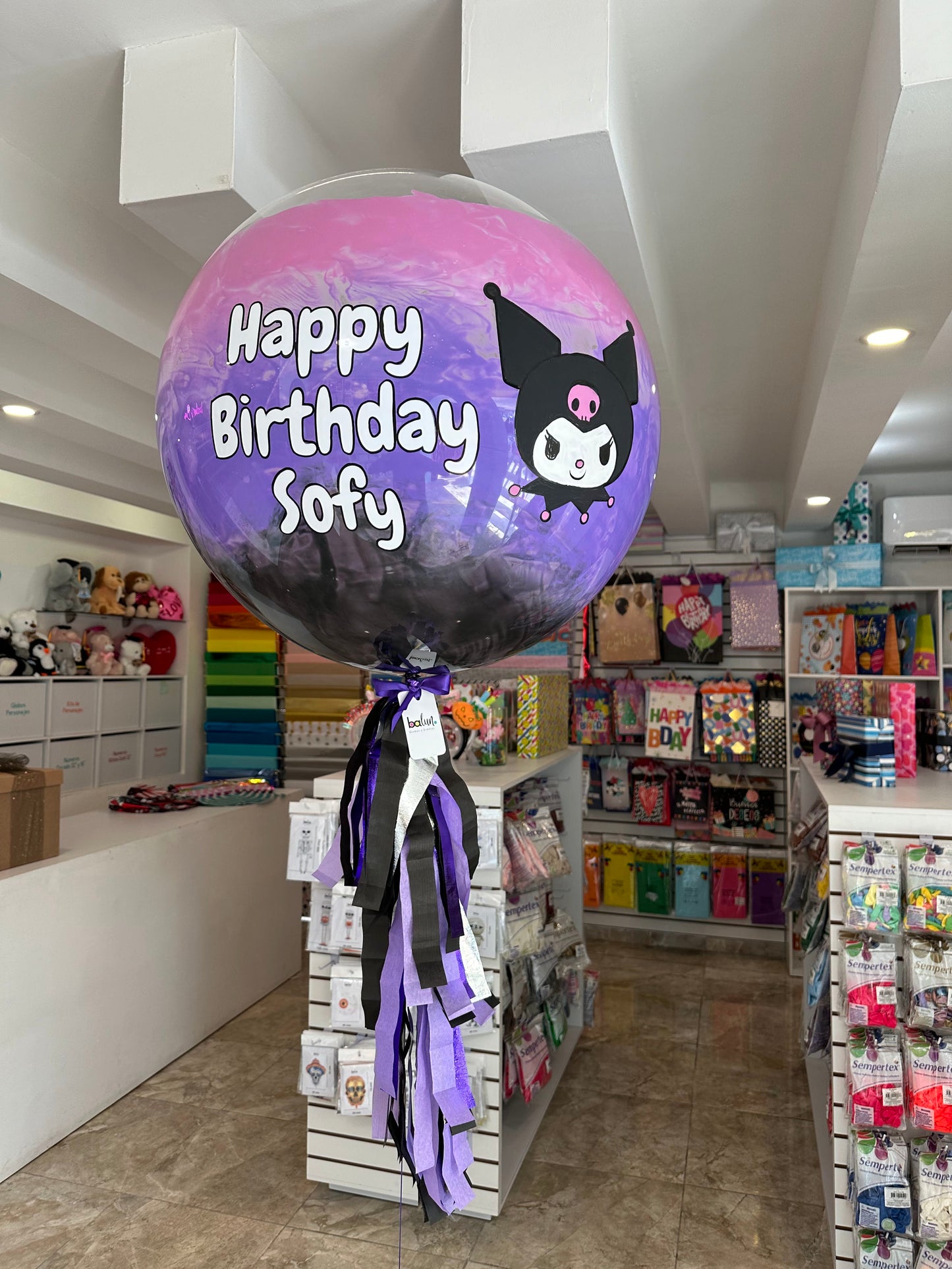 Globo Burbuja Kuromi