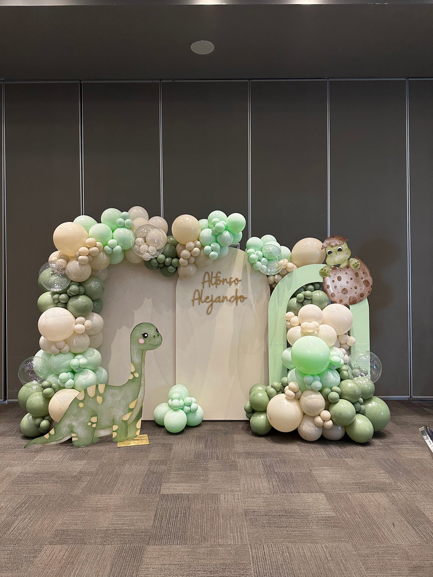 Set de 3 Mamparas Dinosaurio