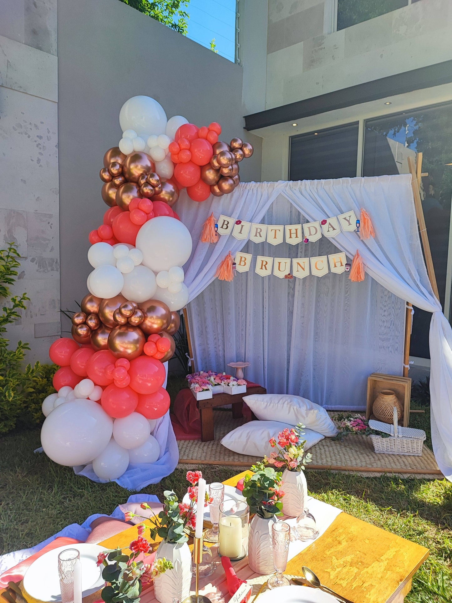 Guirnalda de Globos Rosegold