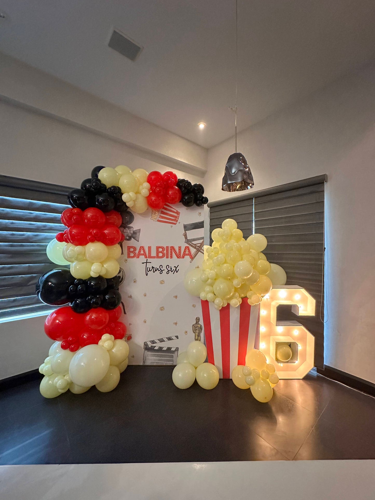 Decoración Movie Night Party