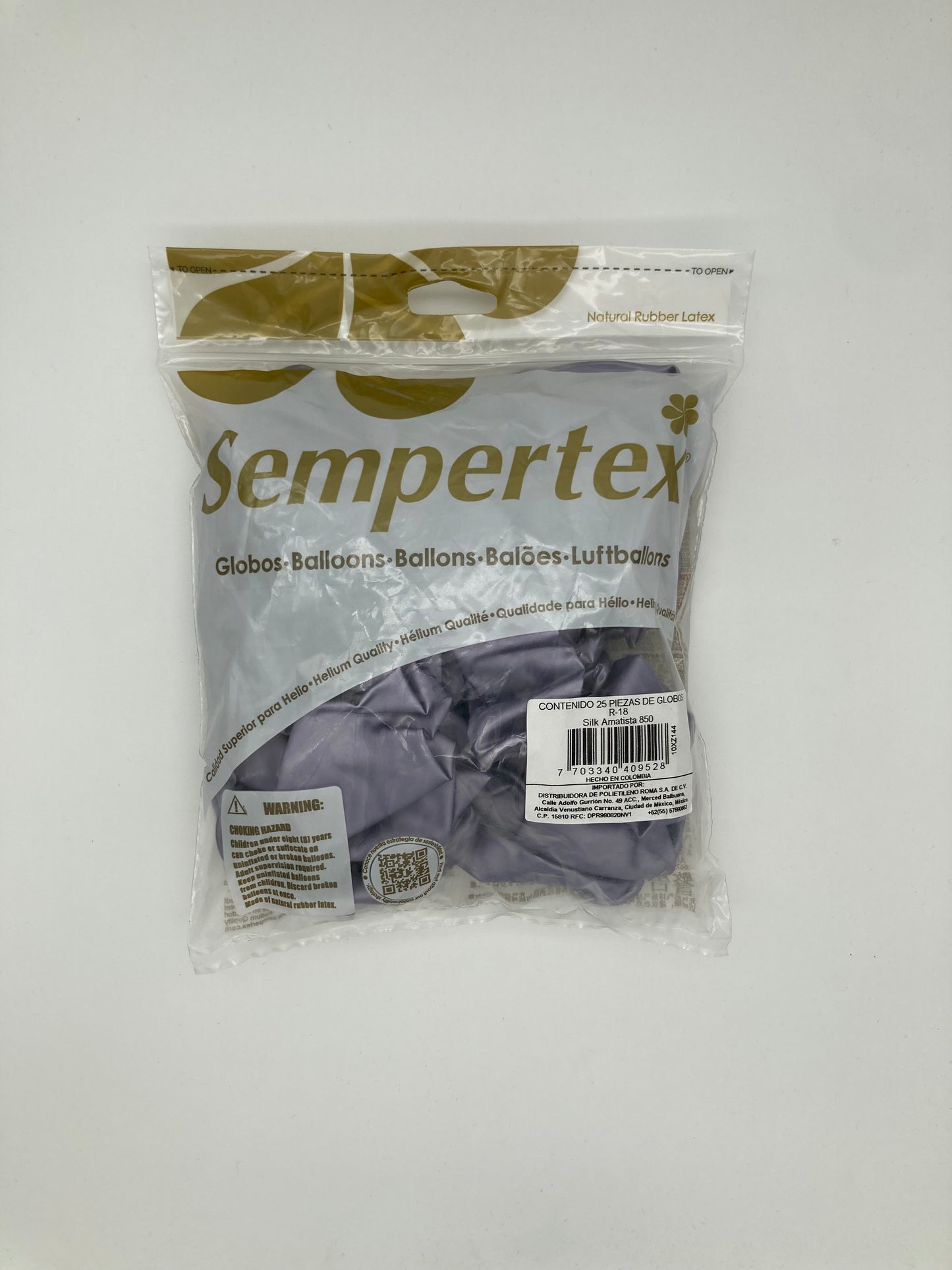 Silk 18" Sempertex (Bolsa 25pzs)