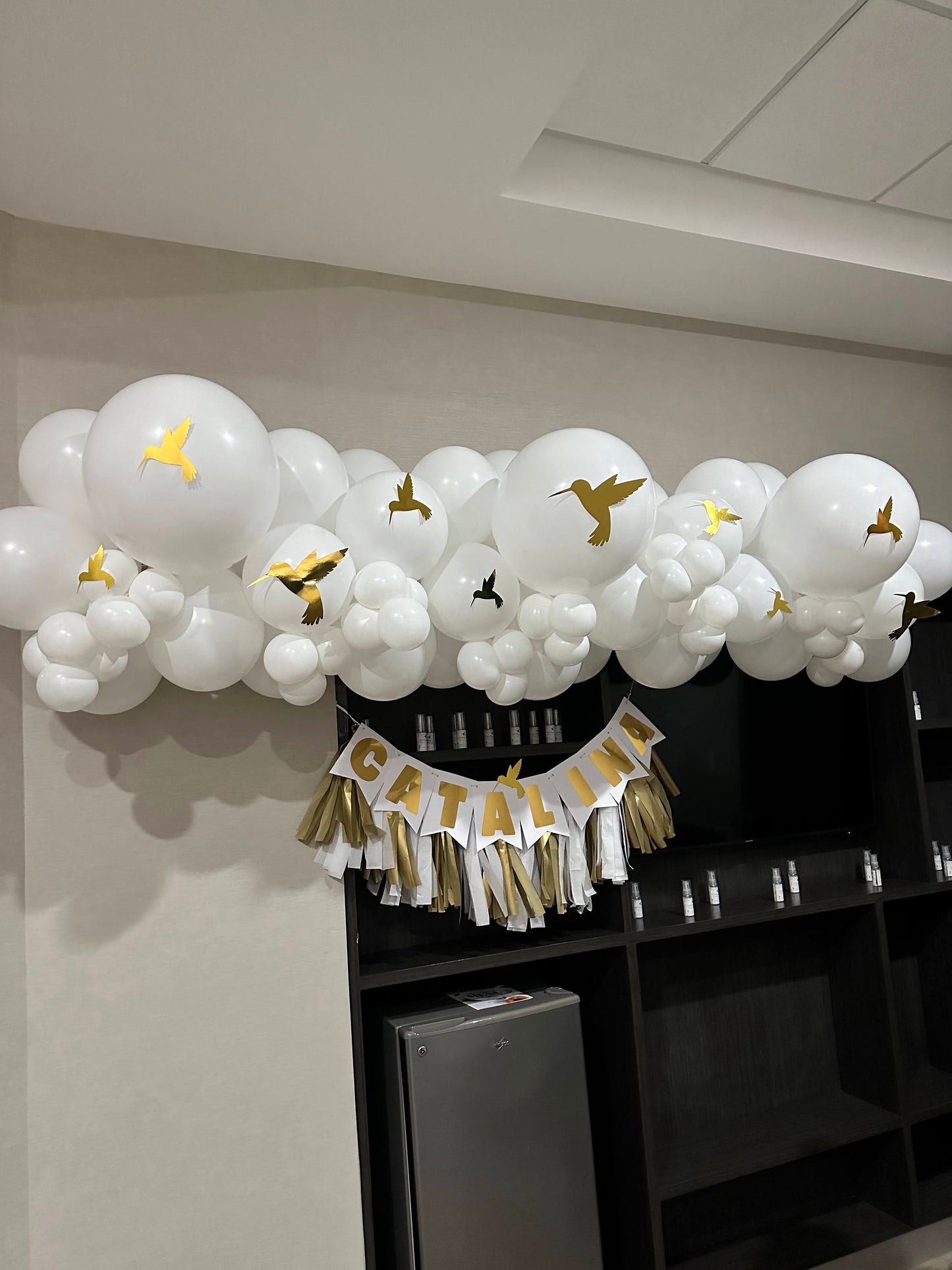 Guirnalda con Mariposas Doradas