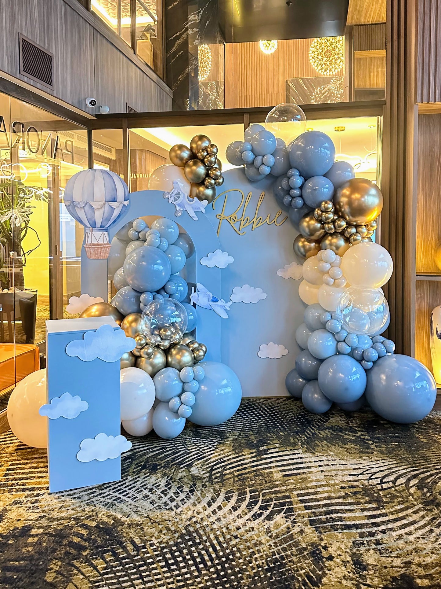 Set de 2 Mamparas Temática Globos Aerostáticos