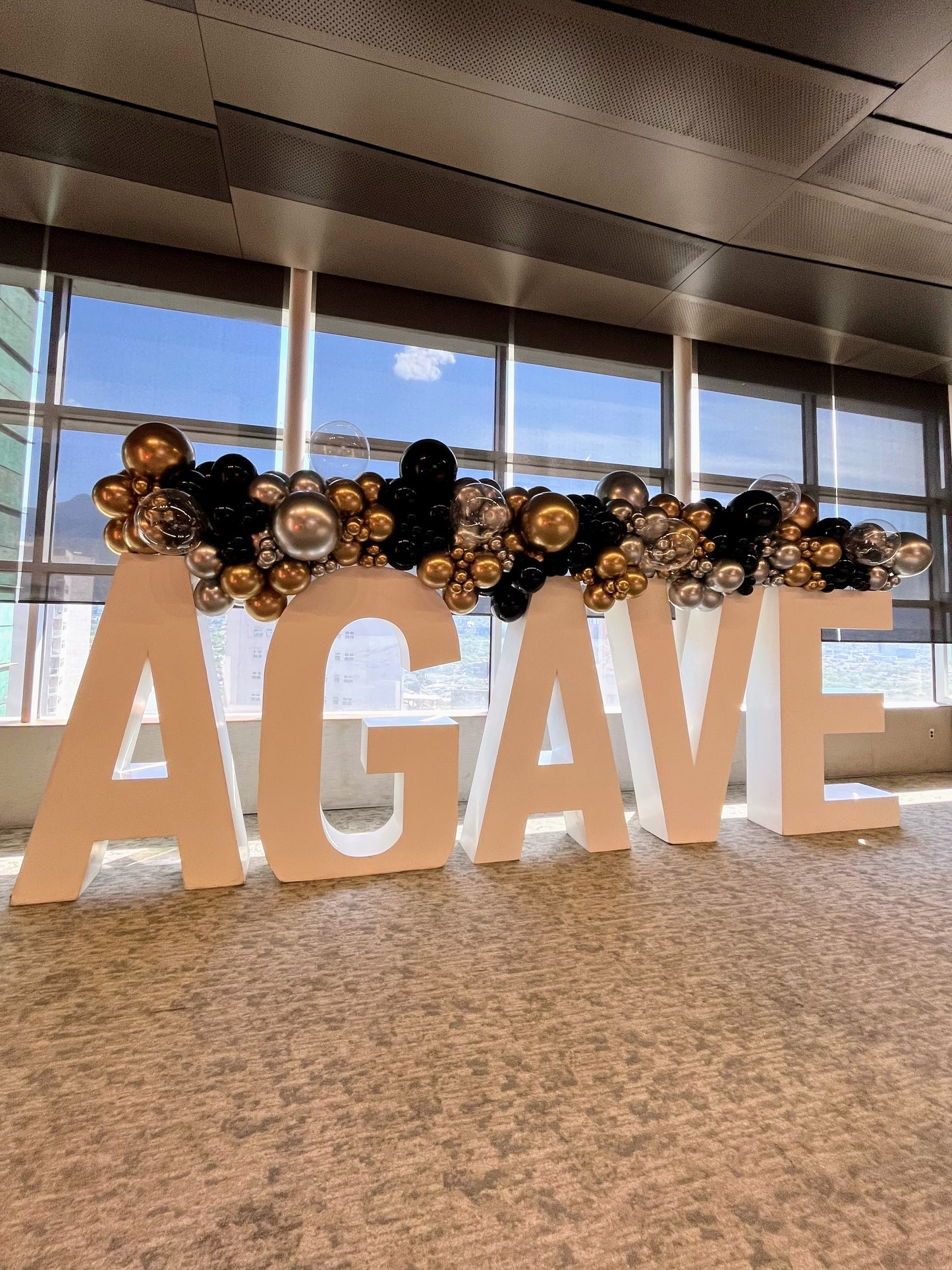 Guirnalda de Globos para Letras