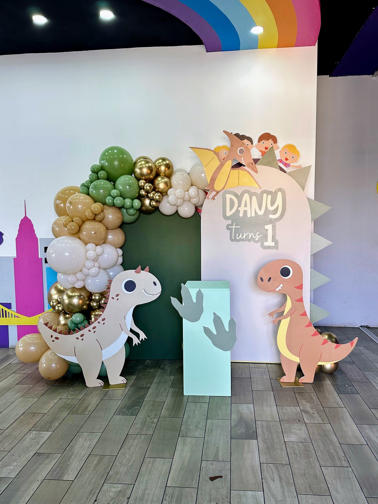 Set 2 Mamparas Dinosaurios