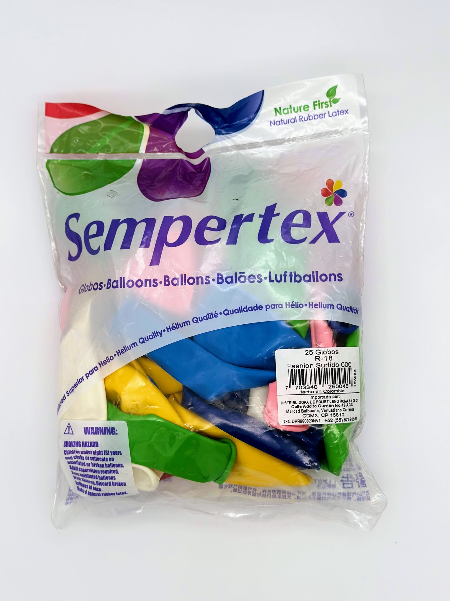 Fashion Surtido 18" (Bolsa 25pzs) Sempertex