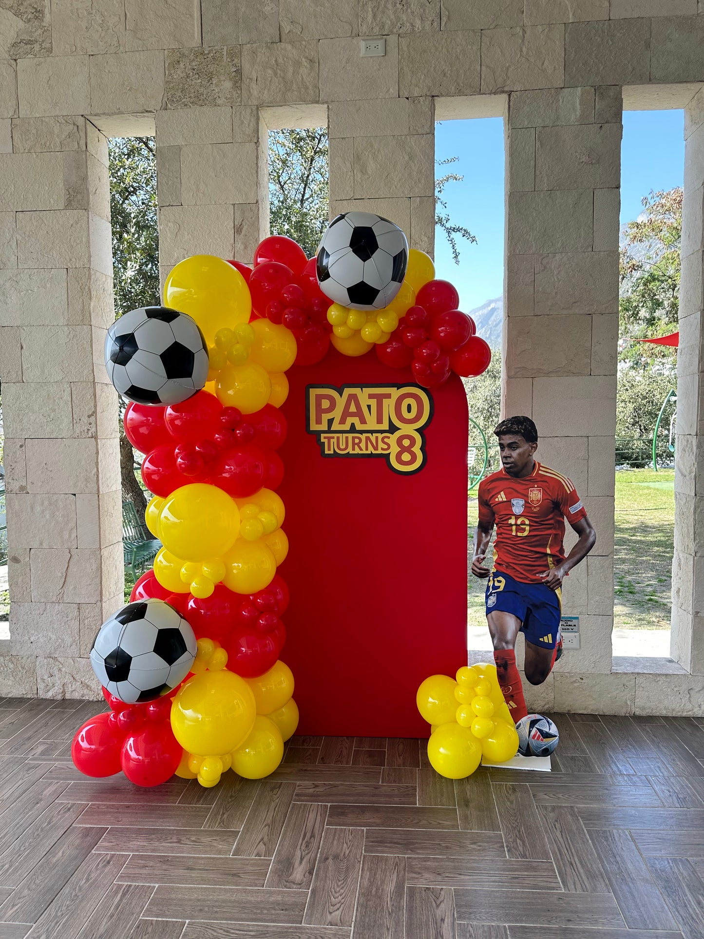 Mampara con Personaje Lamine Yamal España