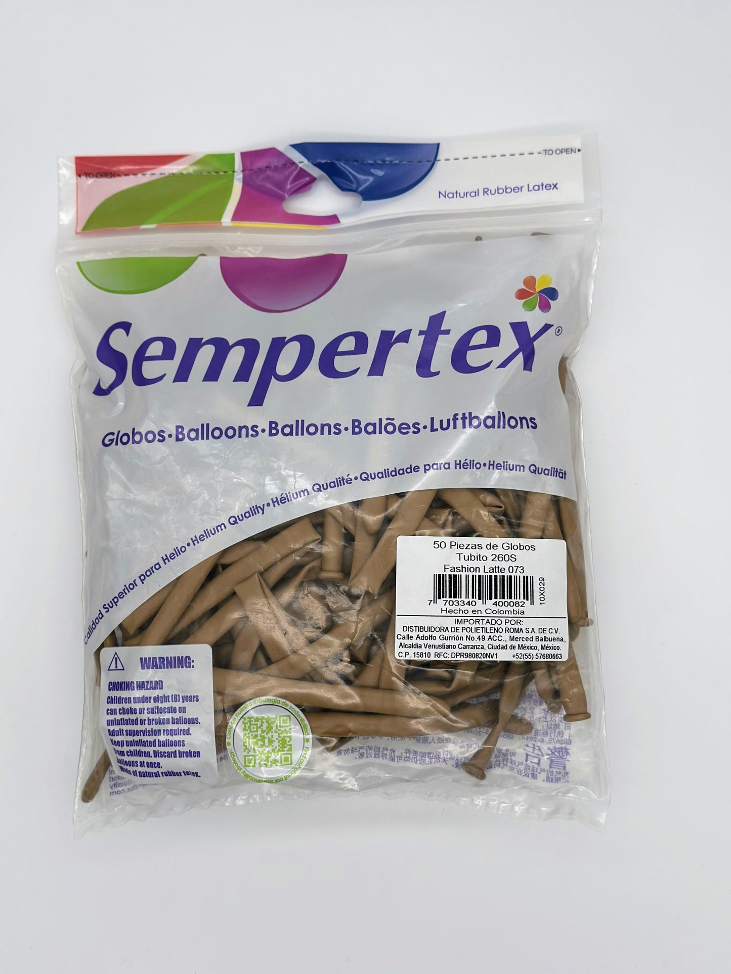 Fashion Latte T260 (Bolsa 50pzs) Sempertex