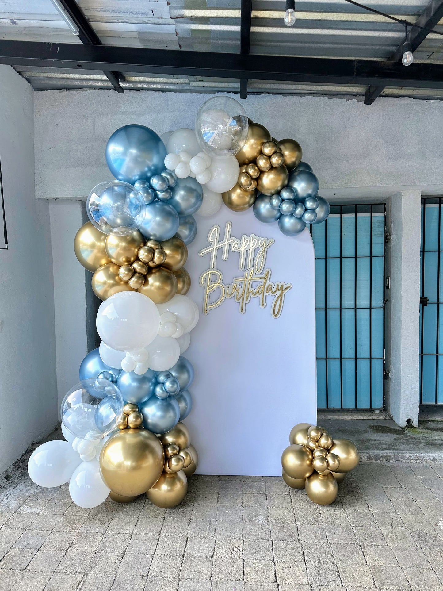 Mampara Sencilla Happy Birthday