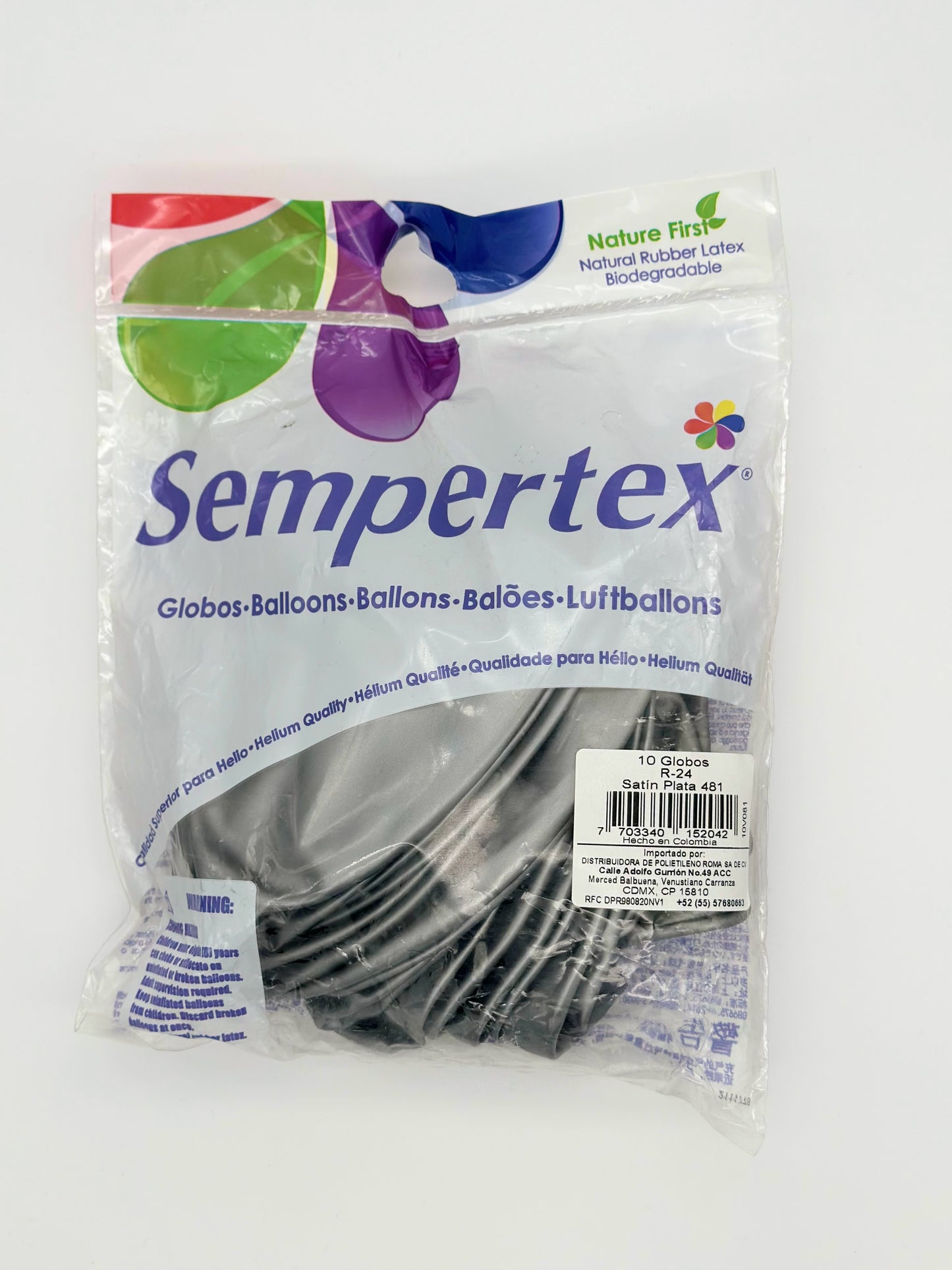 Satín 24" Sempertex (Bolsa 10pzs)