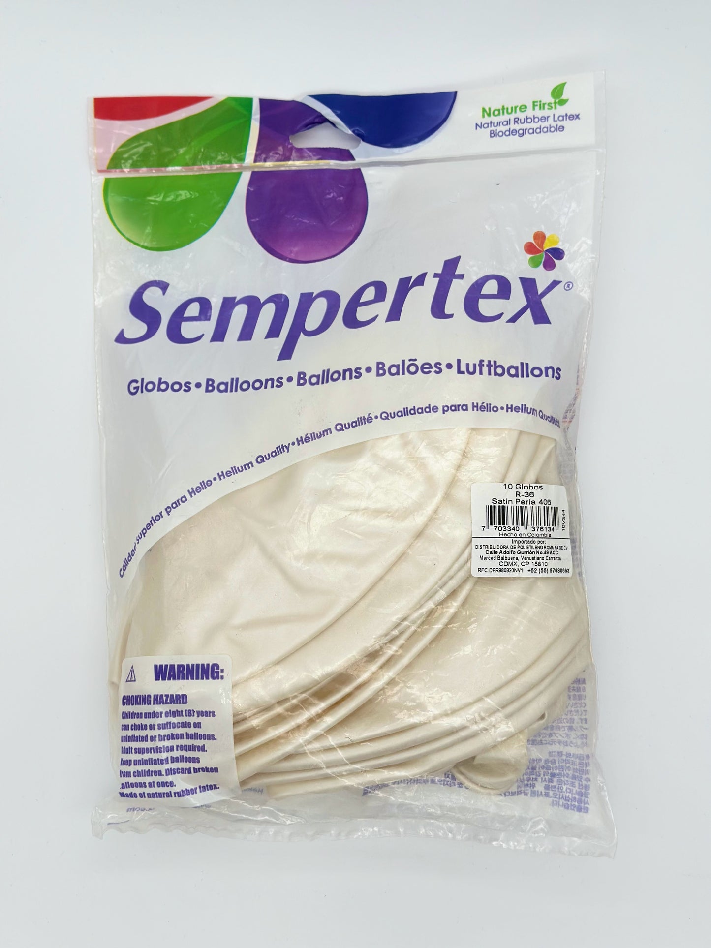 Satín 36" Sempertex (Bolsa 10pzs)