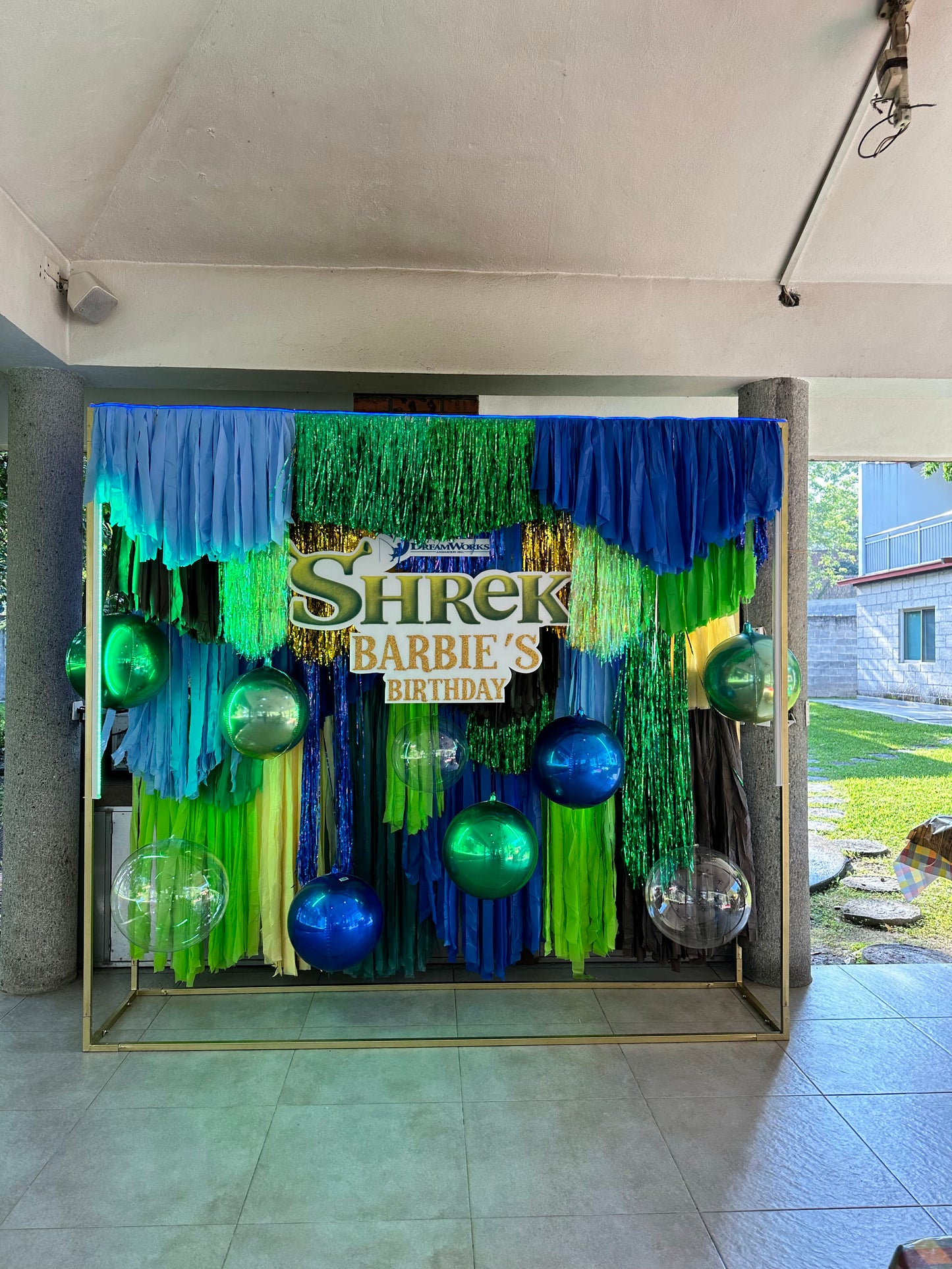 Cabina Mechas Shrek Personalizada